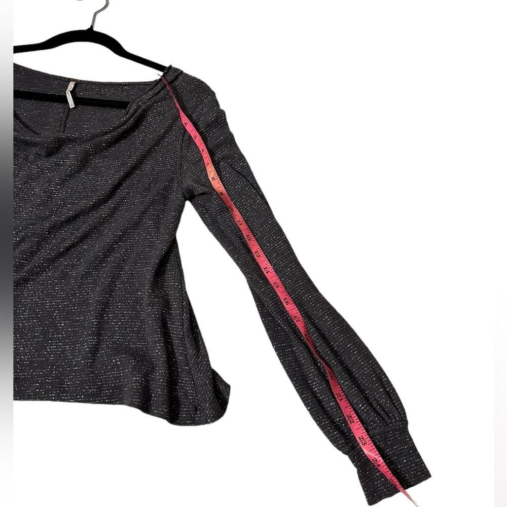 Free People Free People l Metallic Oversized Top XS Size XS / US 0-2 / IT 36-38 - 6 Thumbnail