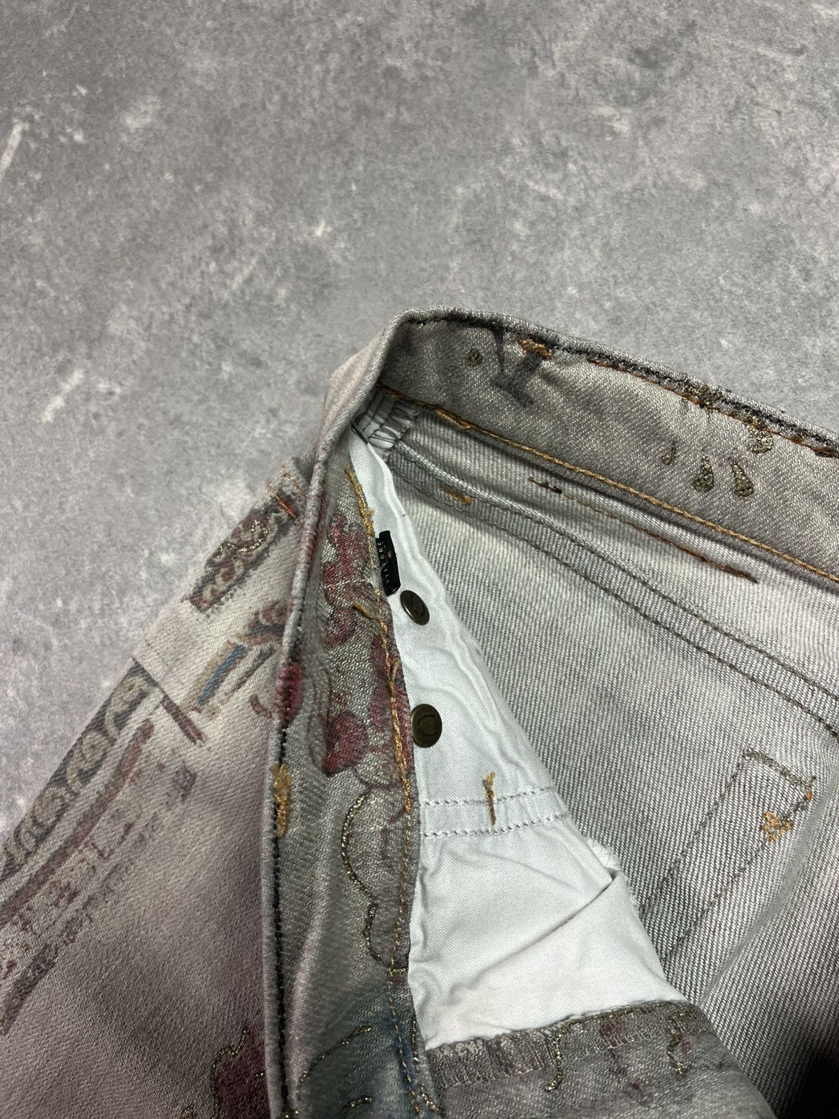 Just Cavalli SS05 Just Cavalli Asian World Fantasy Jeans 28 Size US 28 / EU 44 - 9 Thumbnail