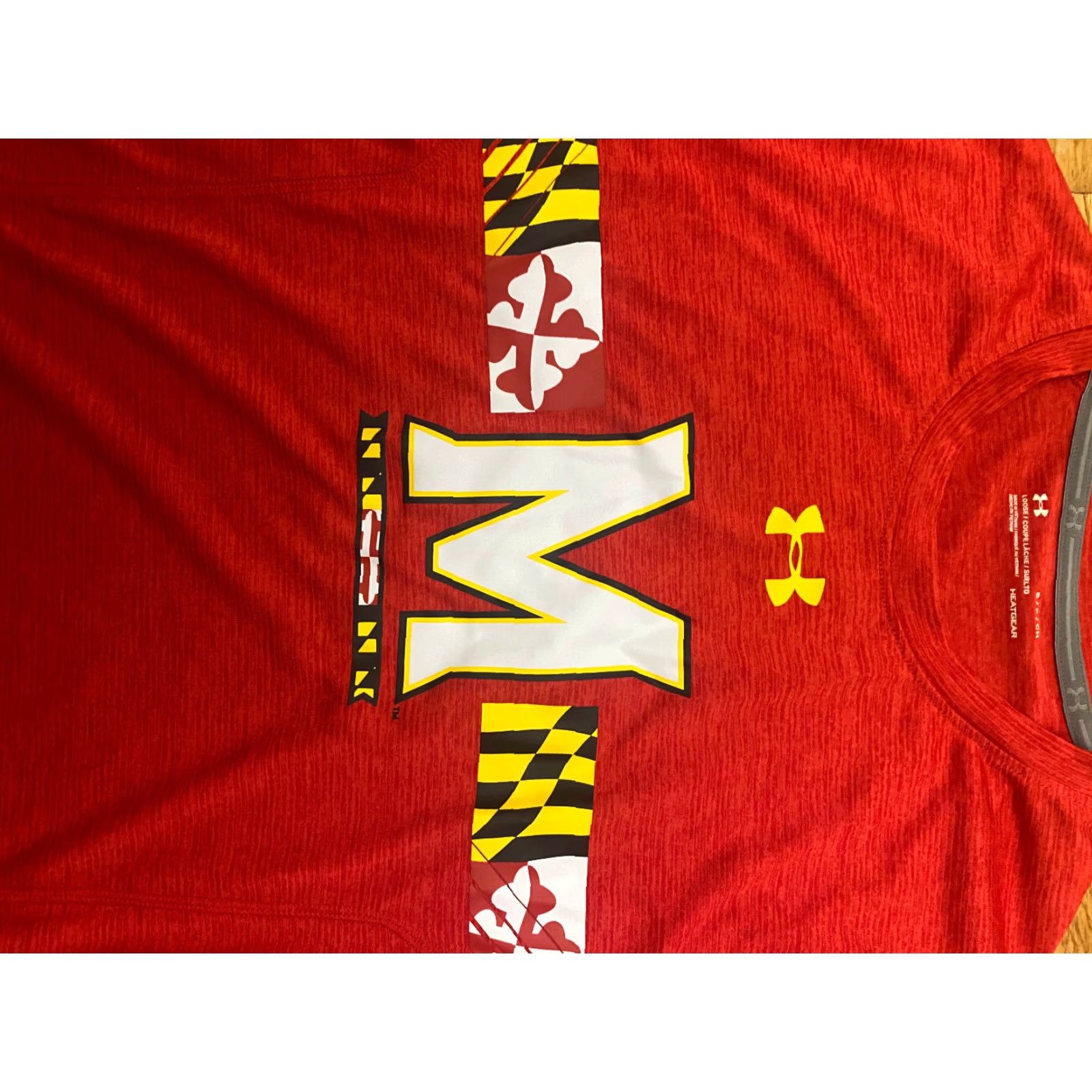 Under Armour Under Armour Maryland Terrapins Basketball Long Sleeve Mens Sz Small Shirt Color Yellow Logo Athletic Pullover Regular Fit Size US S / EU 44-46 / 1 - 4 Thumbnail