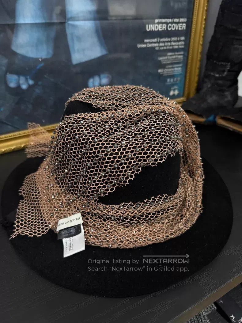 Dries Van Noten DRIES VAN NOTEN Diamond Net Scarf Size ONE SIZE - 3 Thumbnail