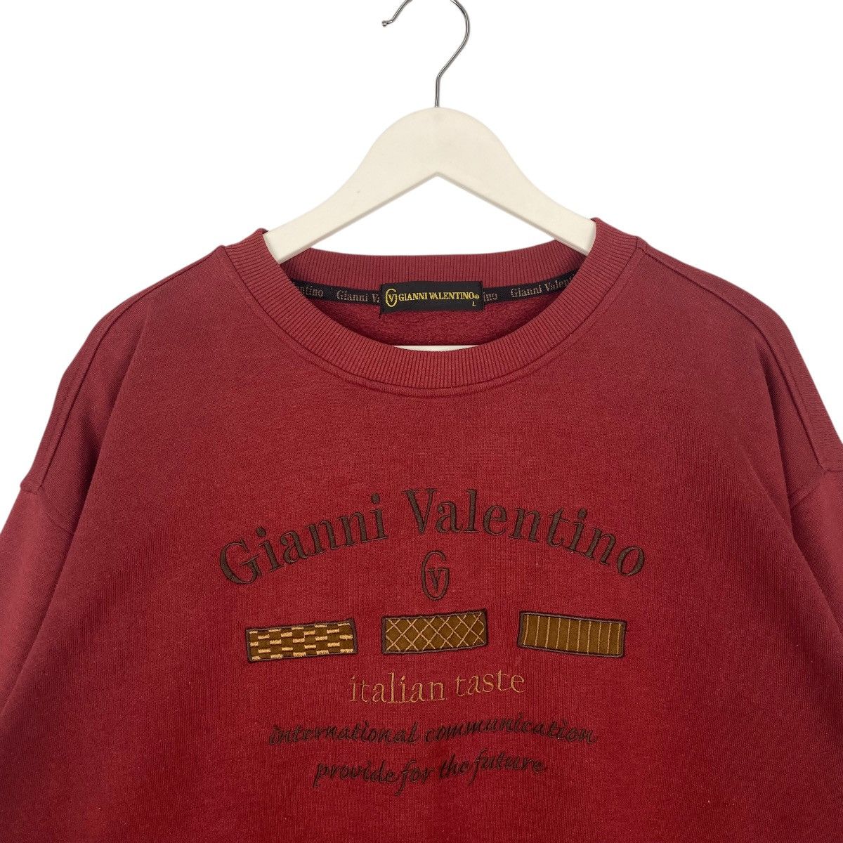 Gianni Valentino Vintage Gianni Valentino Sweatshirt Crewneck Big Logo Size L Size L / US 10 / IT 46 - 4 Thumbnail