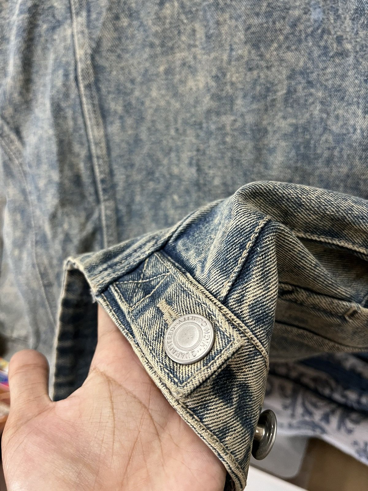 Other Japanese Brand Murua Blue Acid Wash Denim Jacket Size M / US 6-8 / IT 42-44 - 10 Thumbnail