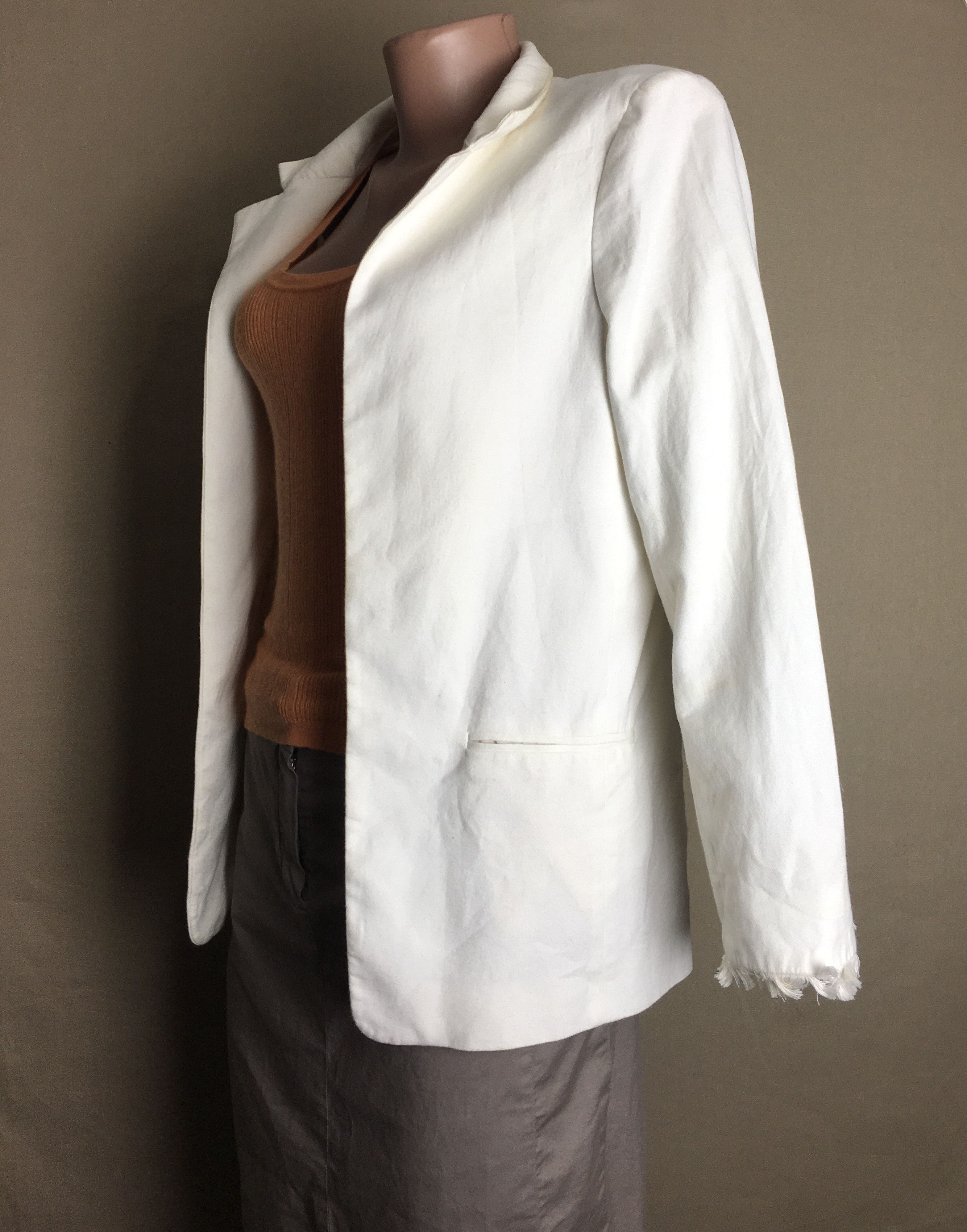 Zadig & Voltaire Zadig & Voltaire Volly Feange Cotton Linen Jacket Size EU 36 Size XS / US 0-2 / IT 36-38 - 5 Thumbnail