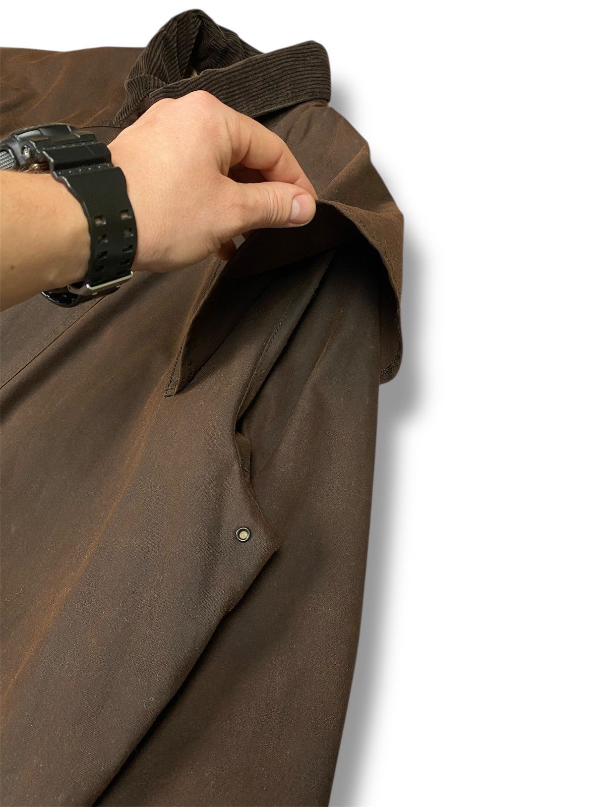 Barbour Barbour Stockman A1554 Long Waxed Riding Coat UK42 Size US L / EU 52-54 / 3 - 9 Thumbnail