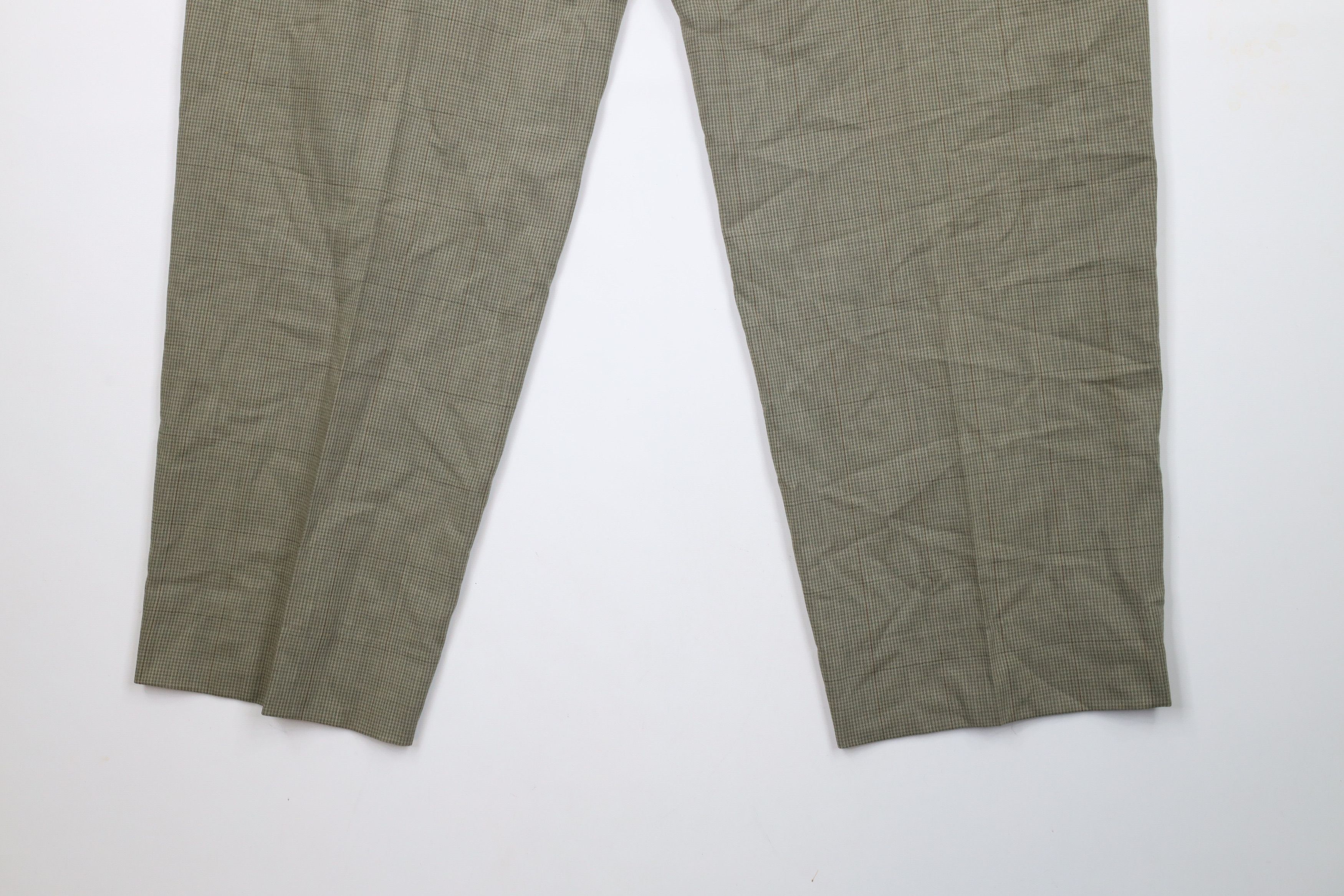 Christian Dior Monsieur × Vintage Vintage 90s Christian Dior Wide Leg Chino Pants Houndstooth Size US 36 / EU 52 - 10 Thumbnail