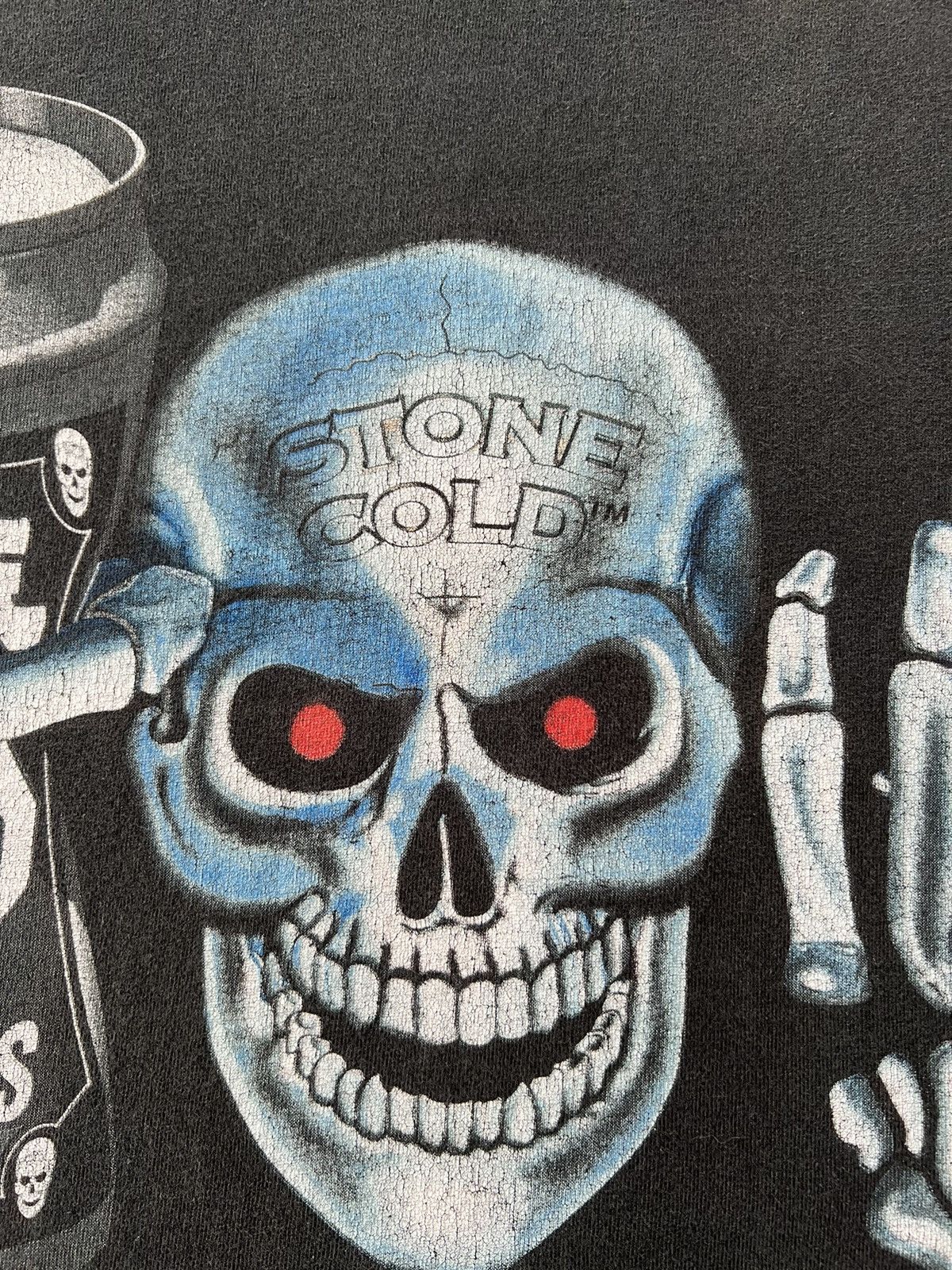WWE Vintage 1998 Stone Cold Steve Austin 100% Whoop Ass WWE WWF Size US XL / EU 56 / 4 - 5 Thumbnail