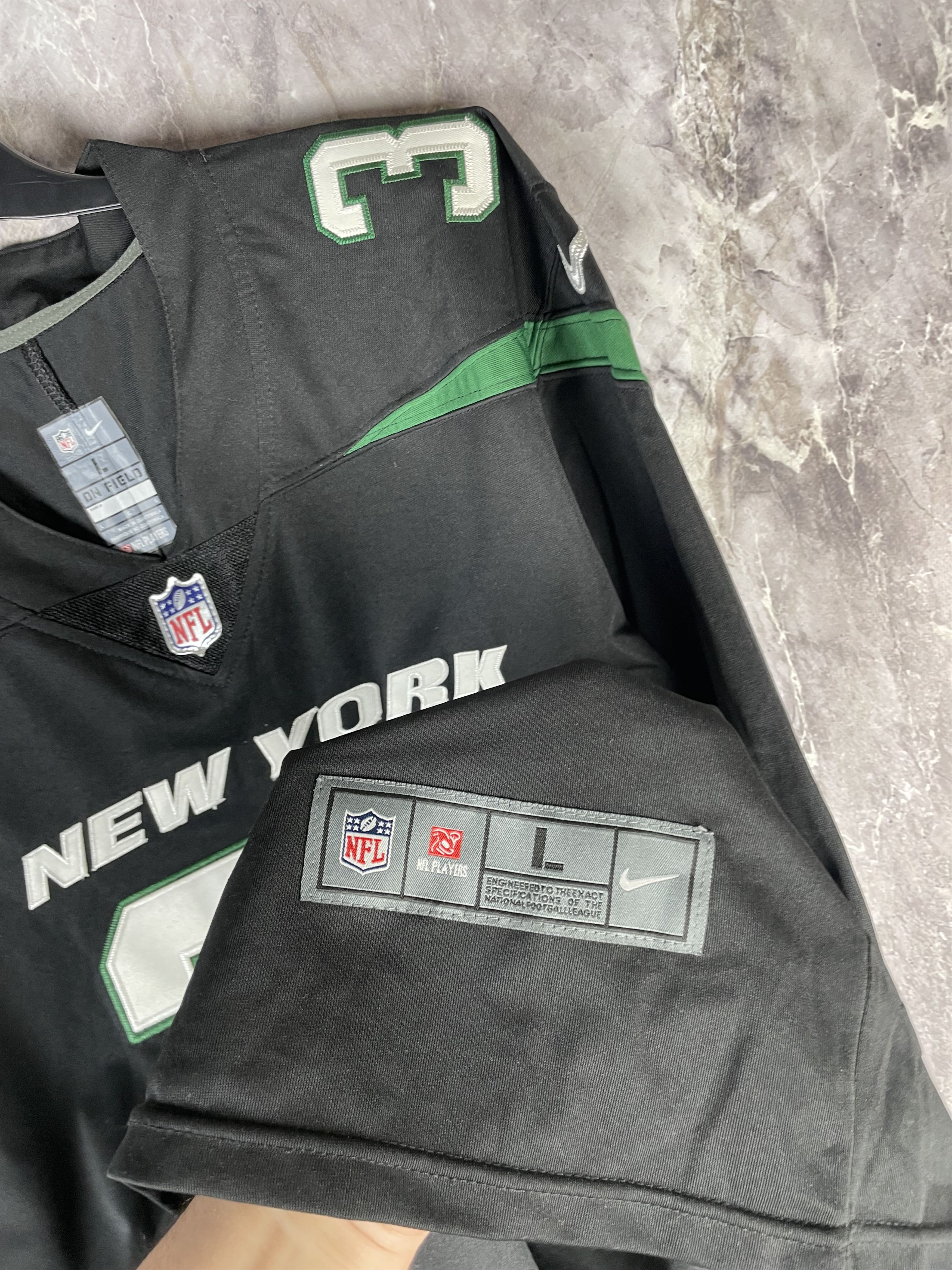 Nike Adams #33 New York Jets Color Rush Nike Jersey Black Size US L / EU 52-54 / 3 - 6 Thumbnail