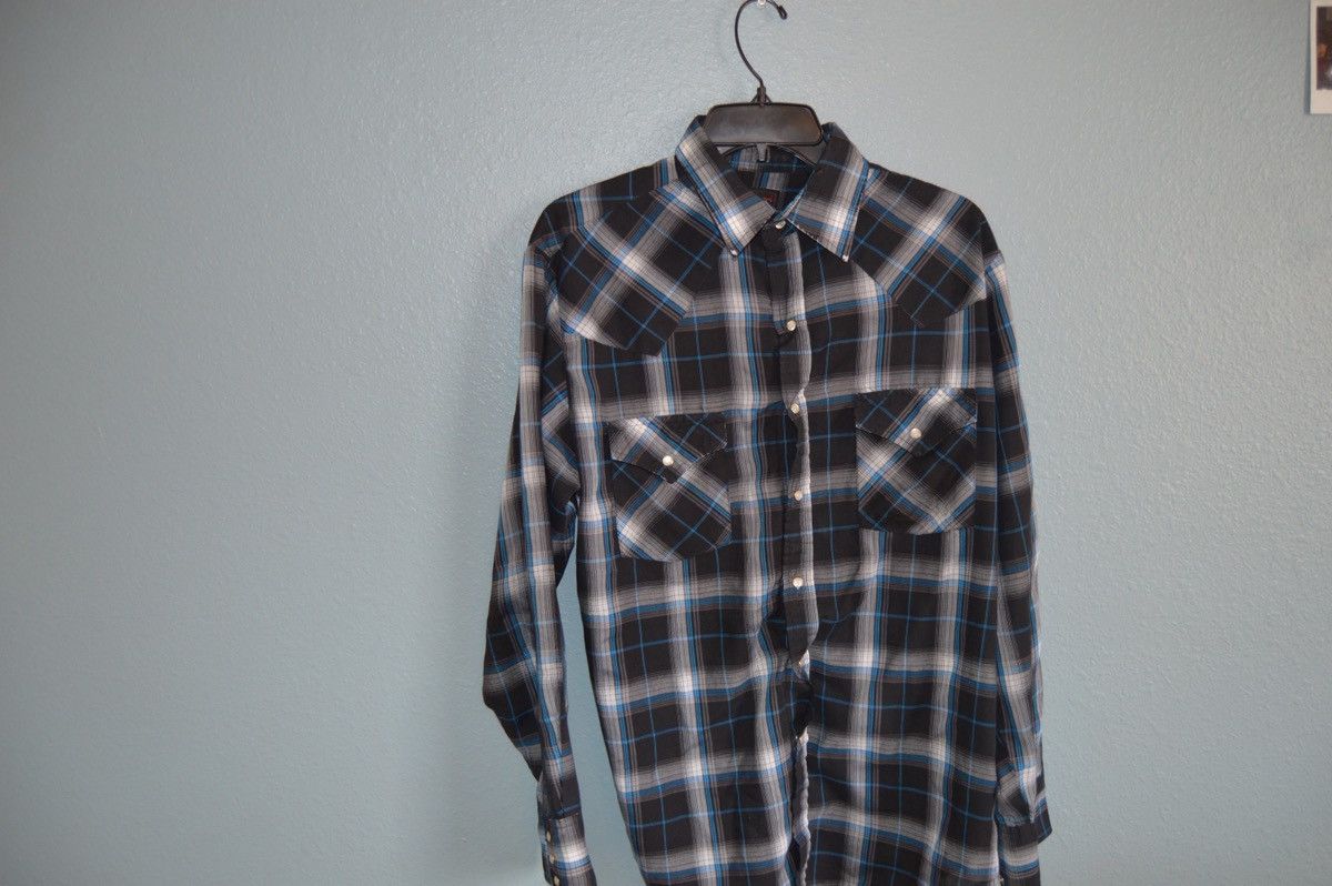 Other Vintage Plains Western Wear Pearl Snap Long Sleeve Shirt Size US M / EU 48-50 / 2 - 4 Thumbnail