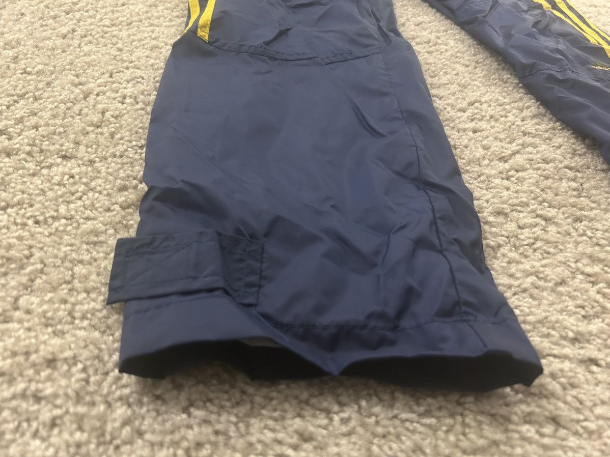 Adidas × Vintage Adidas striped y2k track pant navy and gold youth XL Size US 30 / EU 46 - 3 Thumbnail