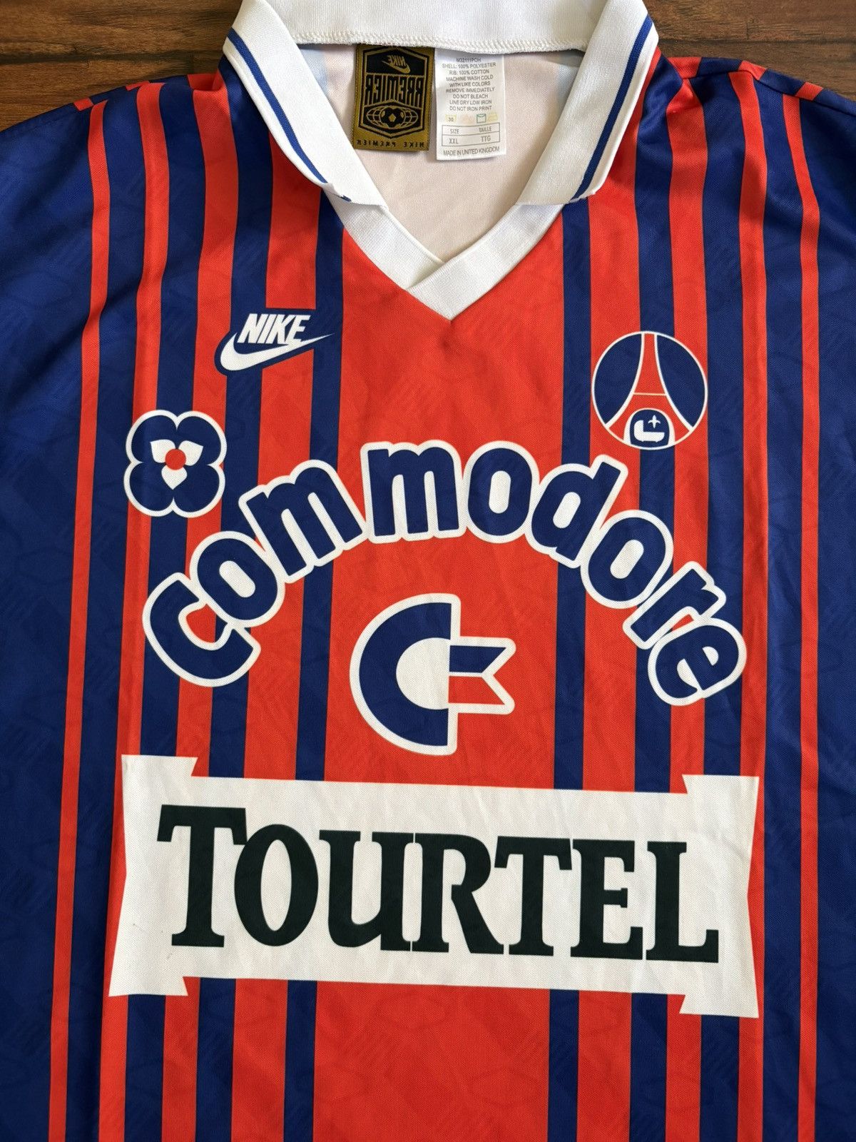 Nike PSG 1993/94 Home Kit (Re Retro) Size US XXL / EU 58 / 5 - 3 Thumbnail