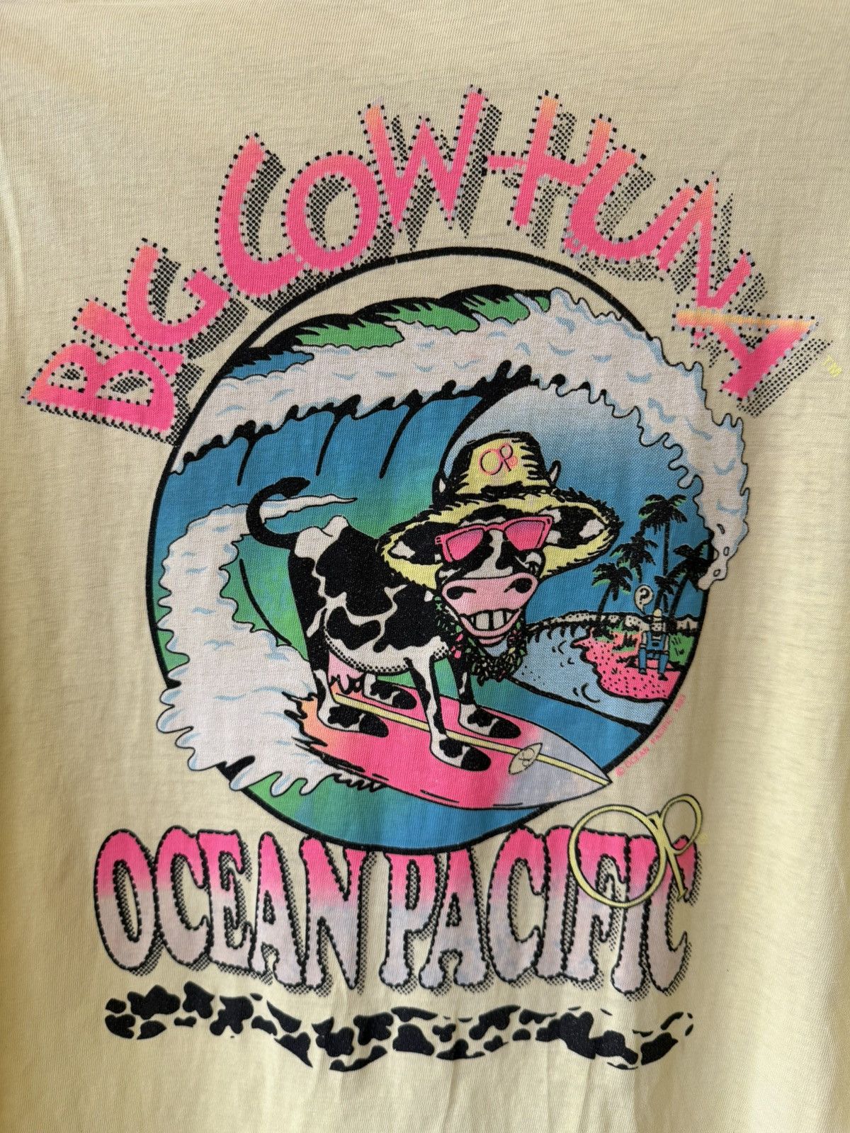 Ocean Pacific Vintage 90s Ocean Pacific OP "Cow Huna" Surfing Hawaii Ter Size US XL / EU 56 / 4 - 6 Thumbnail