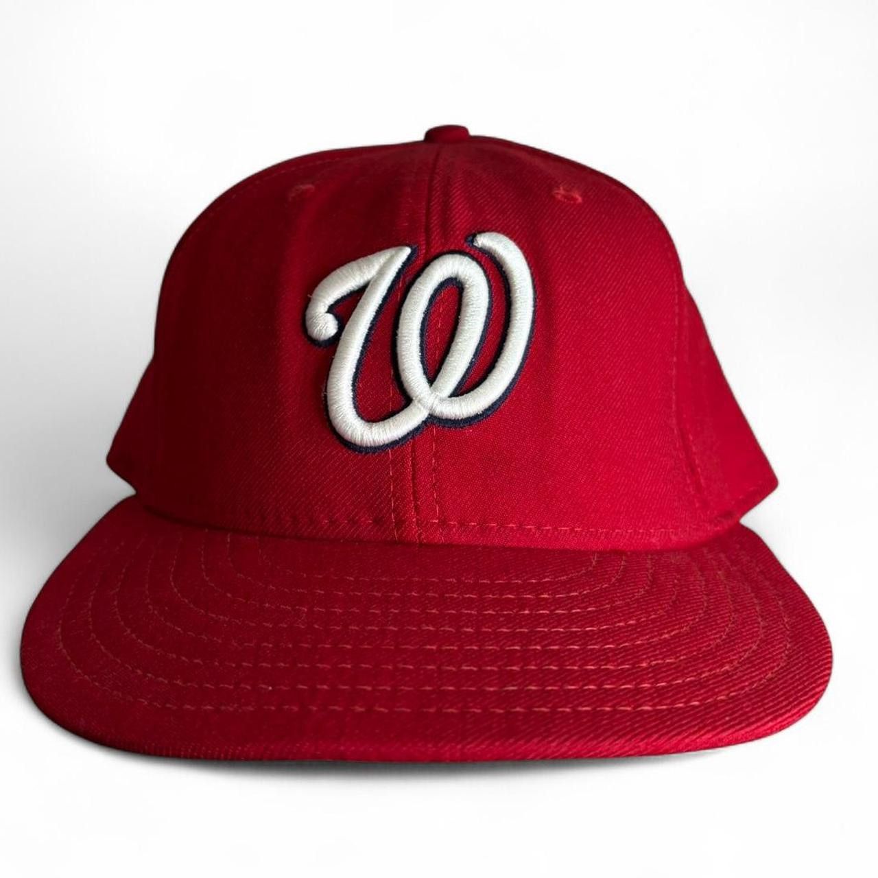 New Era New Era Washington Nationals Red Fitted Baseball Cap Hat Size ONE SIZE - 1 Thumbnail