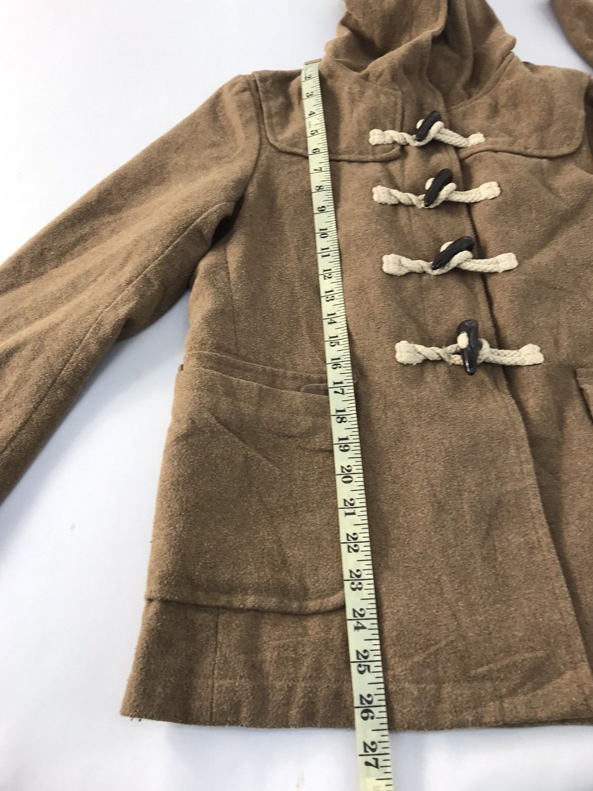 Designer × Vintage 90s Japanese Brand Duffel Hooded Jacket Double Pocket Size L / US 10 / IT 46 - 9 Thumbnail