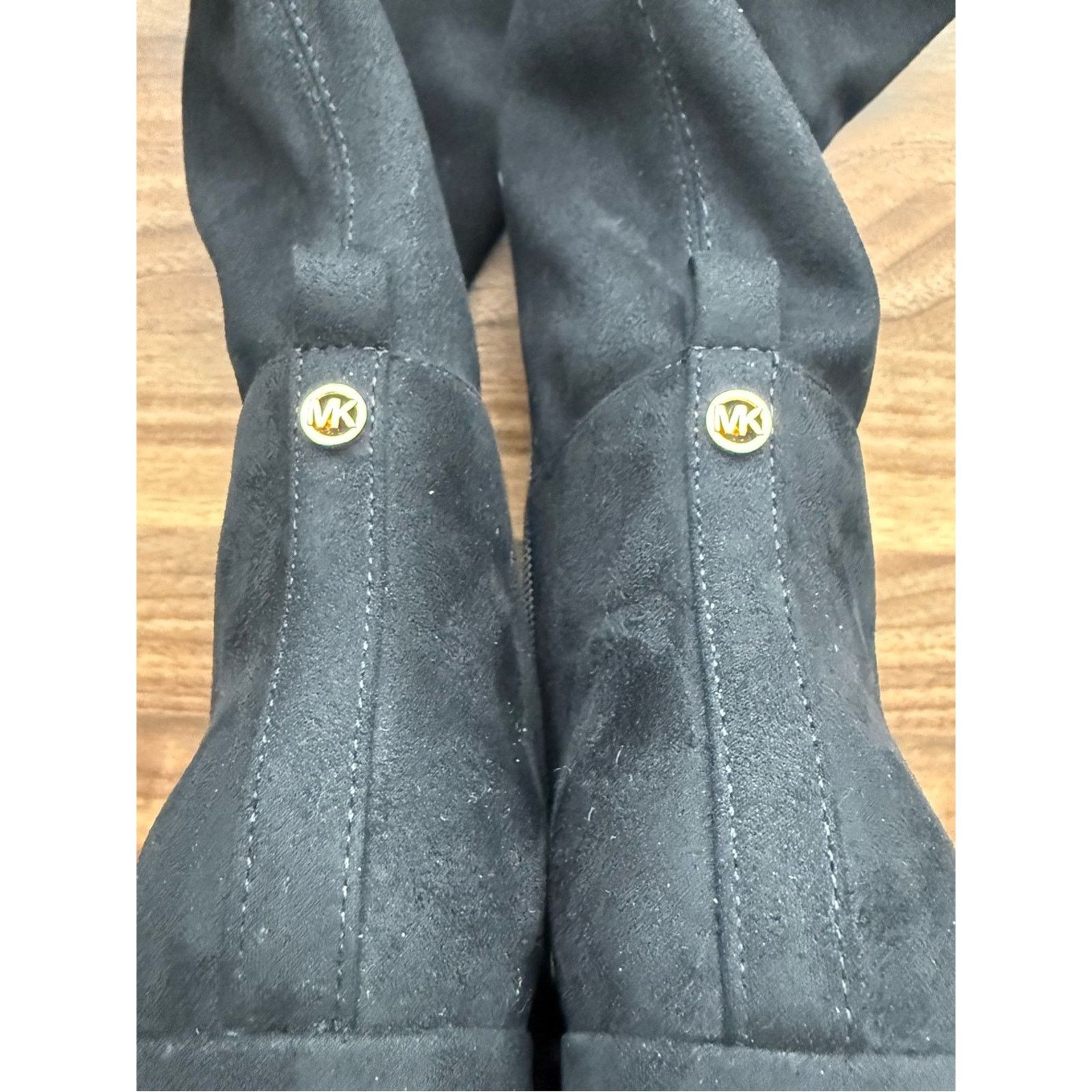 Michael Kors MICHAEL Michael Kors Braden Black Suede Over-the-Knee Boots Size US 7 / IT 37 - 5 Thumbnail