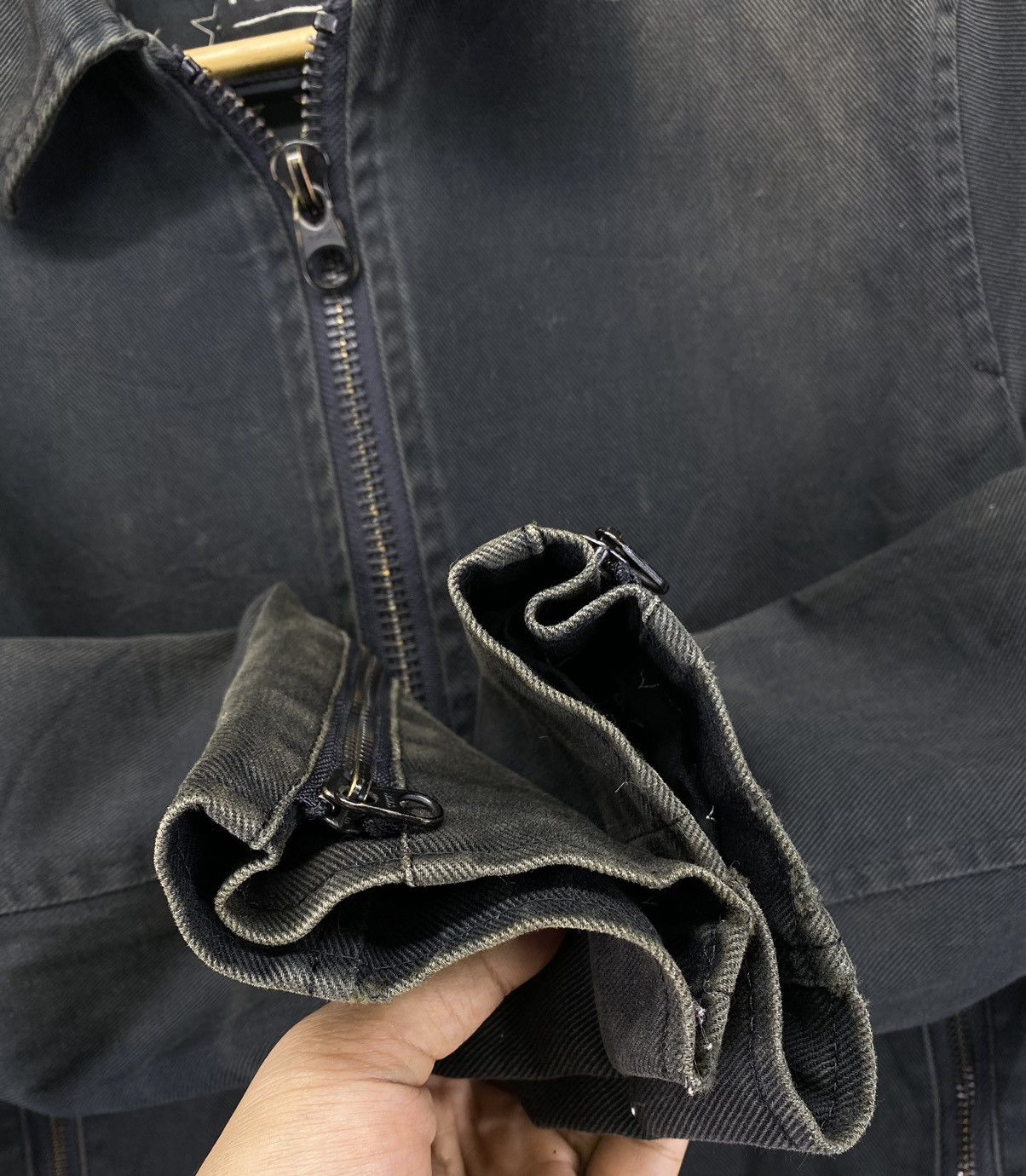If Six Was Nine Vintage Faust Punk Style Denim Jacket Size S / US 4 / IT 40 - 15 Thumbnail