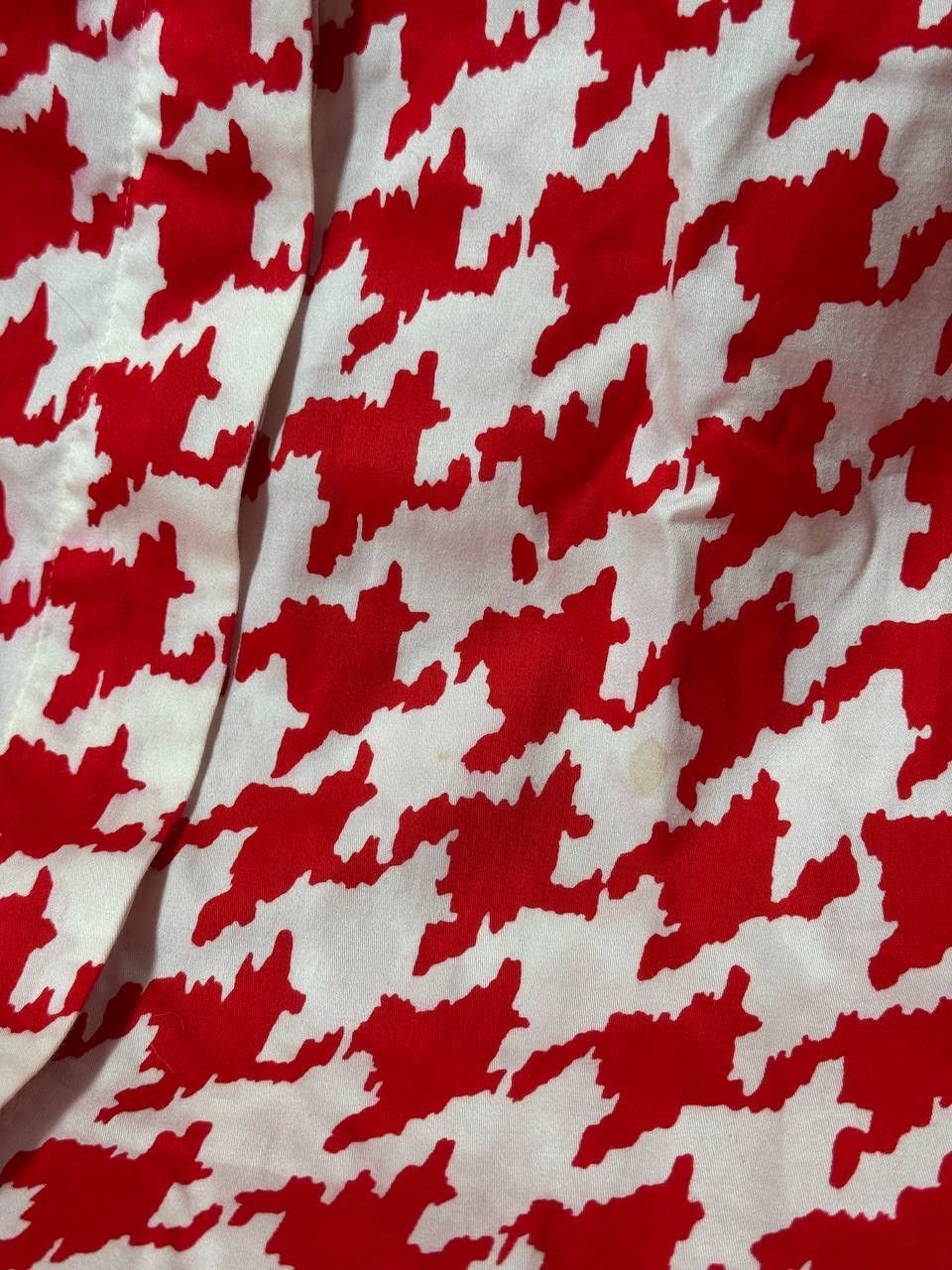 Celine Vintage Celine White & Red Short Sleeve Top Size M Size M / US 6-8 / IT 42-44 - 3 Thumbnail