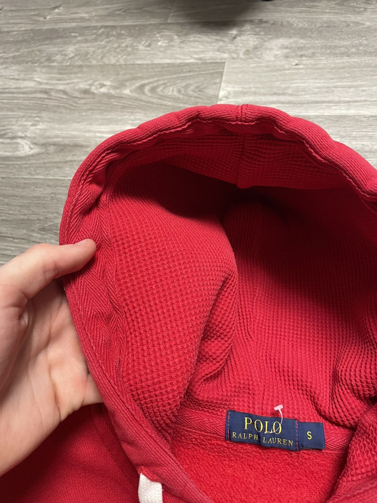 Polo Ralph Lauren Vintage Polo Ralph Lauren Red Zip-Up Hoodie Pullover Size US S / EU 44-46 / 1 - 13 Thumbnail