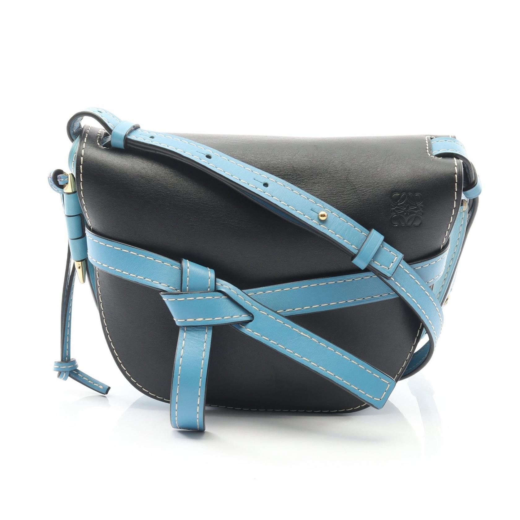 Loewe Loewe Loewe Gate Bag Small Leather Shoulder Bag Leather Shoulder Bag DUTY FREE for USA Size ONE SIZE - 1 Thumbnail