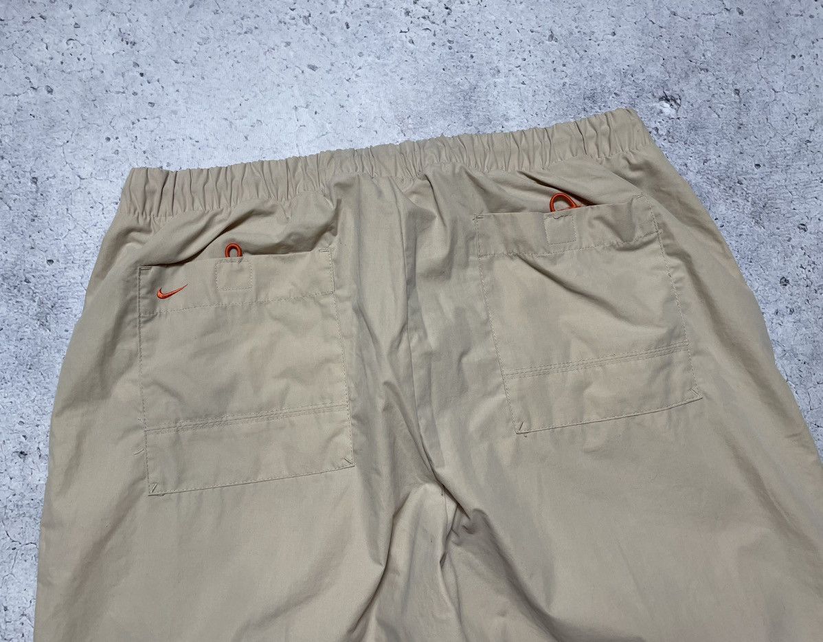 Nike Vintage Nike Cream Track Pants Nylon Drill Y2K style Swoosh Size US 36 / EU 52 - 14 Thumbnail