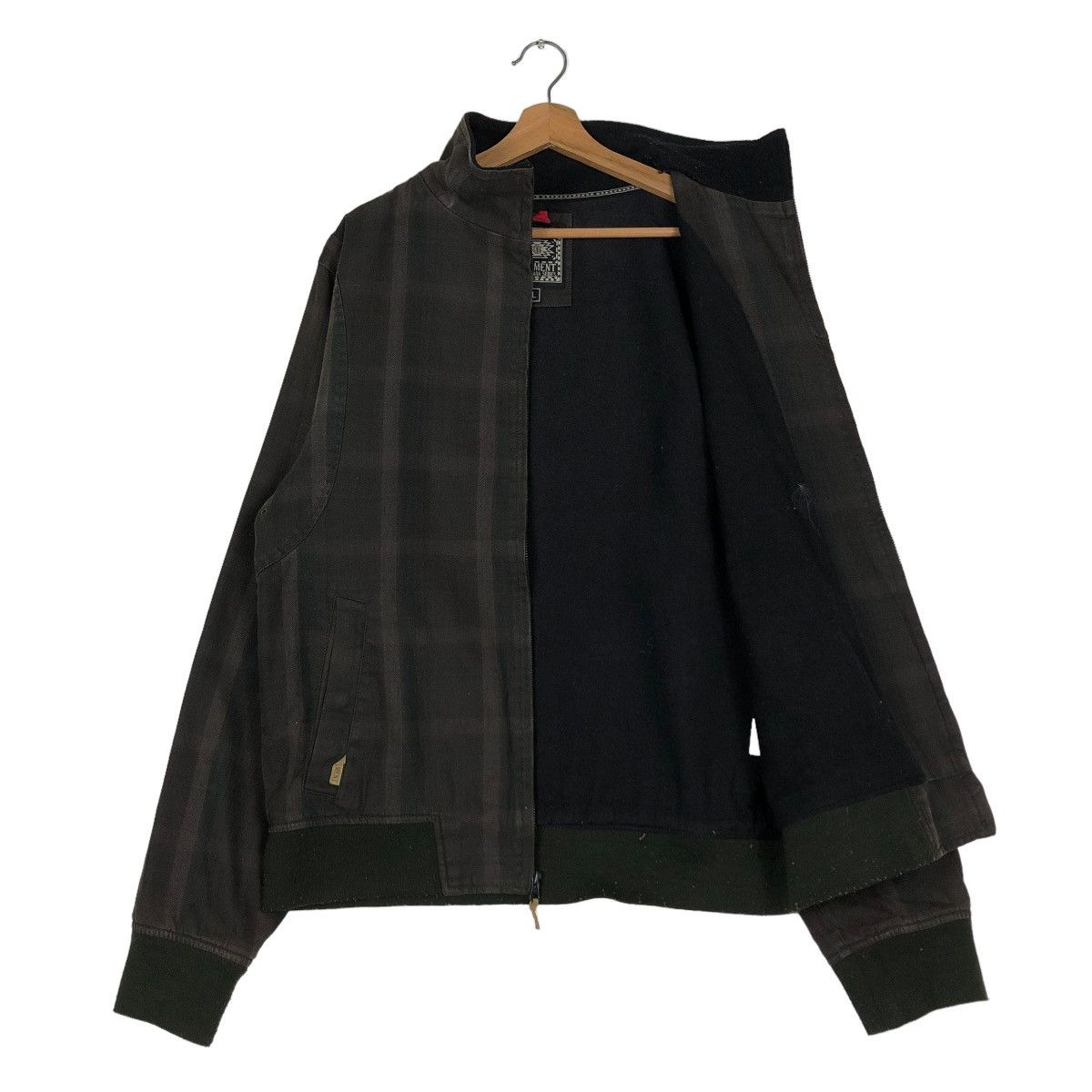Japanese Brand 🔥VINTAGE BIKER JACKET ELEMENT JAPAN TARTAN ISSEY MIYAKE Size US L / EU 52-54 / 3 - 13 Thumbnail