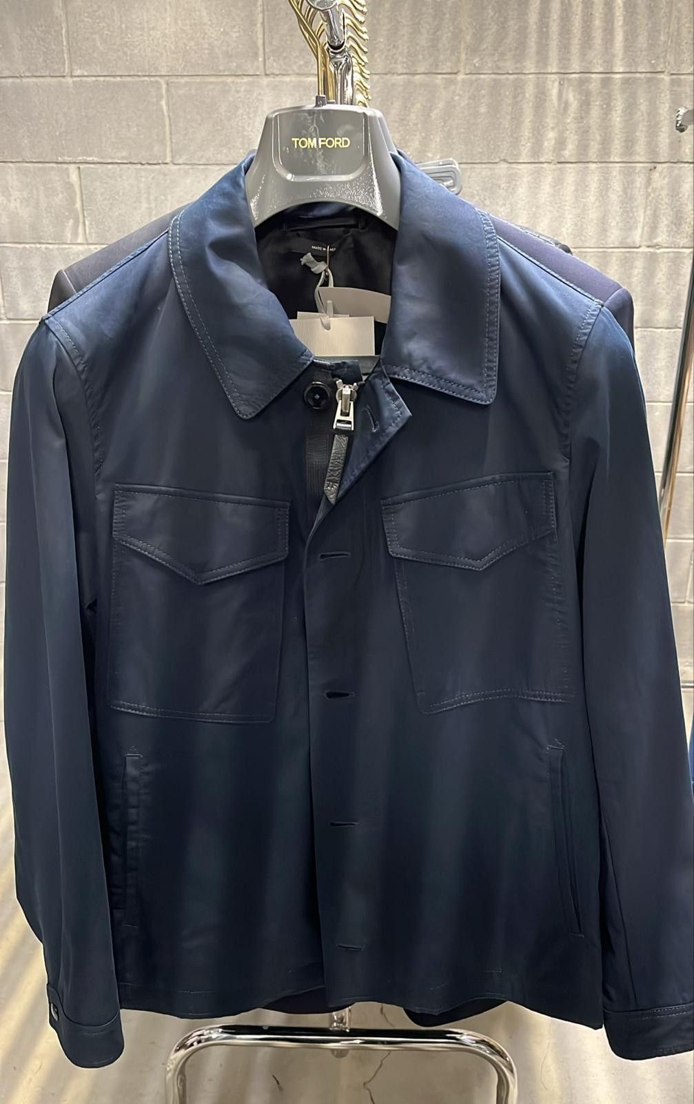 Tom Ford o1loc1c0525 OJS007 Jacket in Blue Size US M / EU 48-50 / 2 - 1 Preview