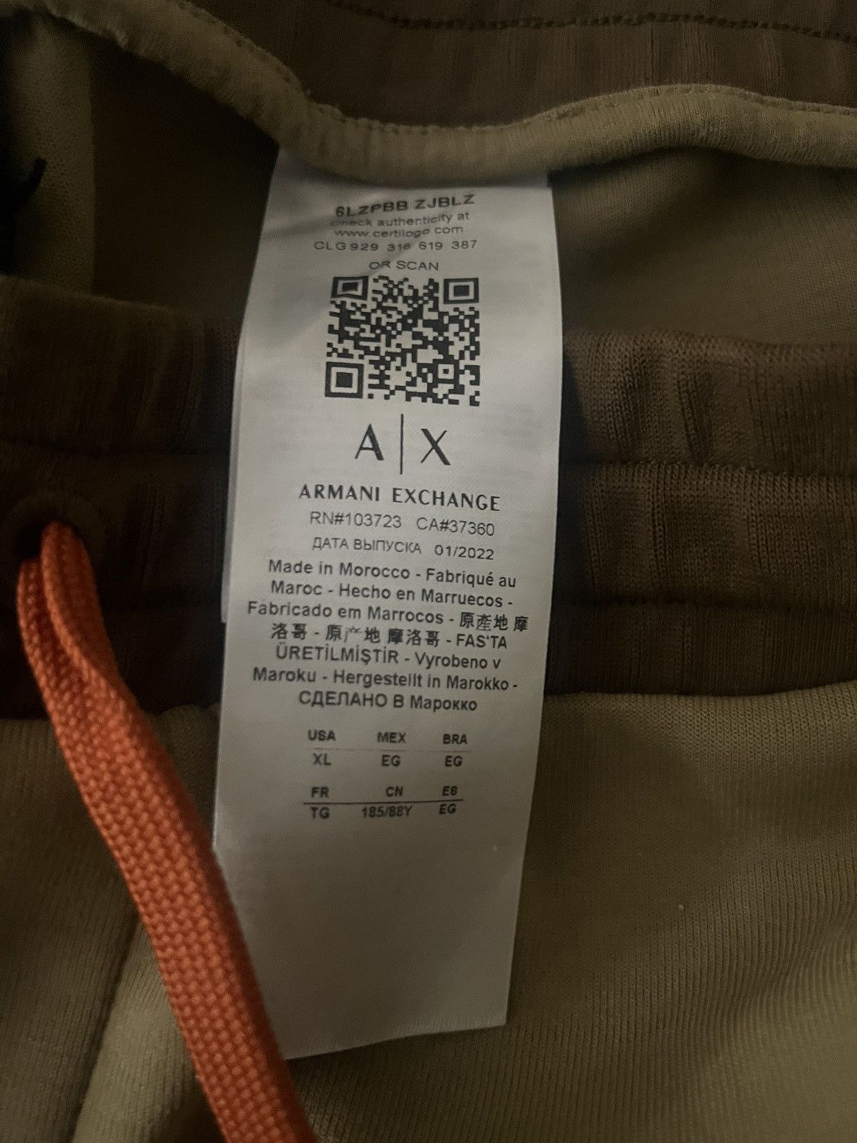 Armani Exchange Armani Exchange joggers size XL Size US 36 / EU 52 - 4 Thumbnail