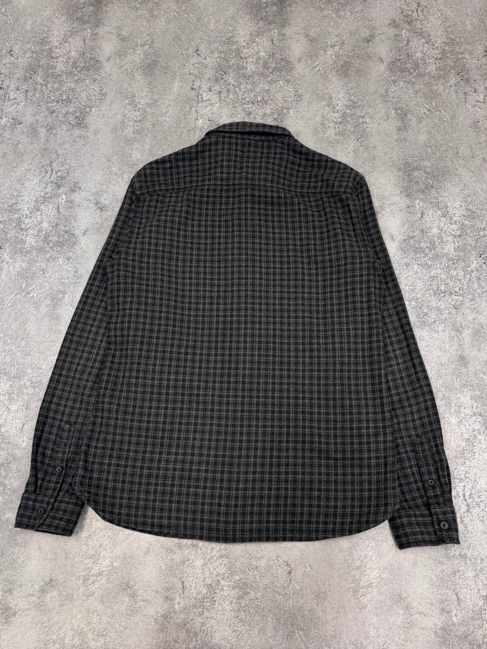 Allsaints AllSaints Men Check Button Up Shirt Grey Black Size Medium Size US M / EU 48-50 / 2 - 7 Thumbnail