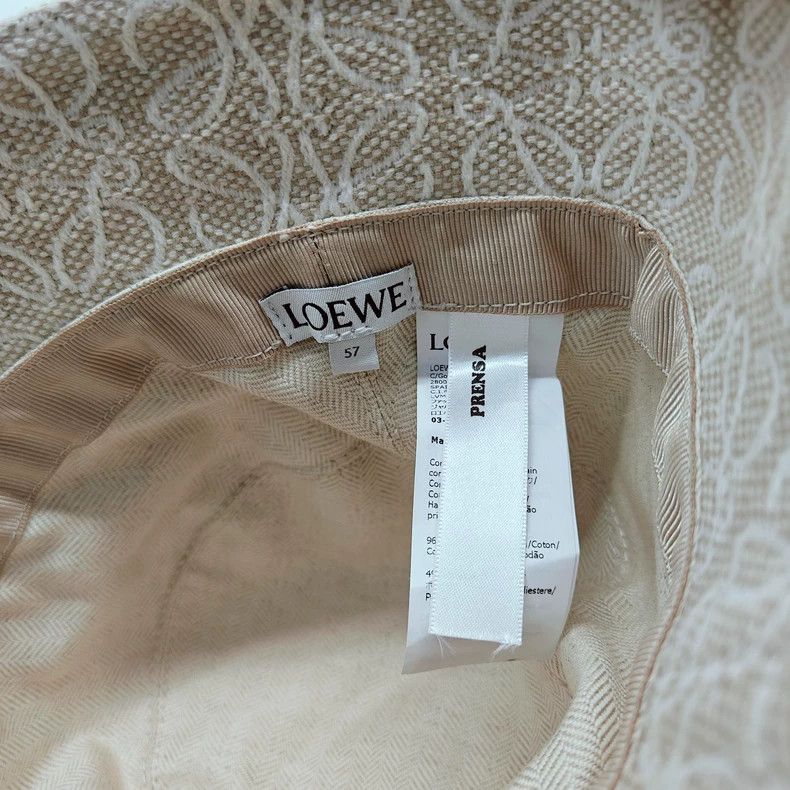 Loewe LOEWE size 57 Beige bucket hat Size ONE SIZE - 6 Thumbnail