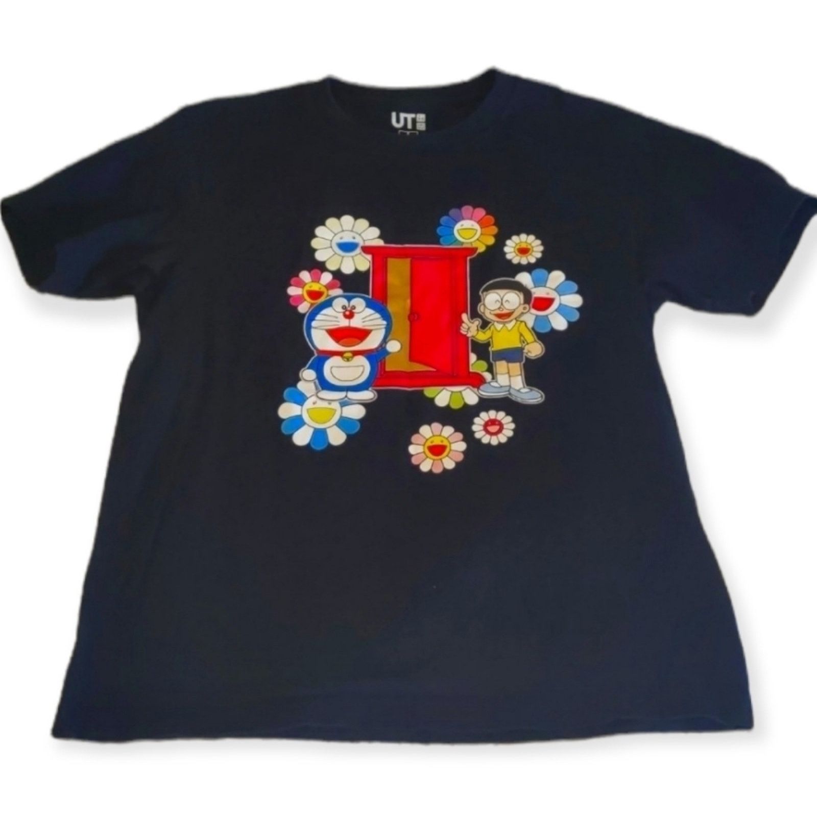 NEW Takashi Murakami Tee Uniqlo X Tokyo Doraemon Tee Black S