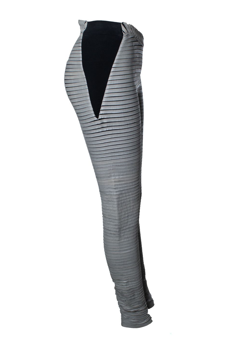 Gareth Pugh Gareth Pugh, leather and nylon leggings Size 27" / US 4 / IT 40 - 3 Thumbnail