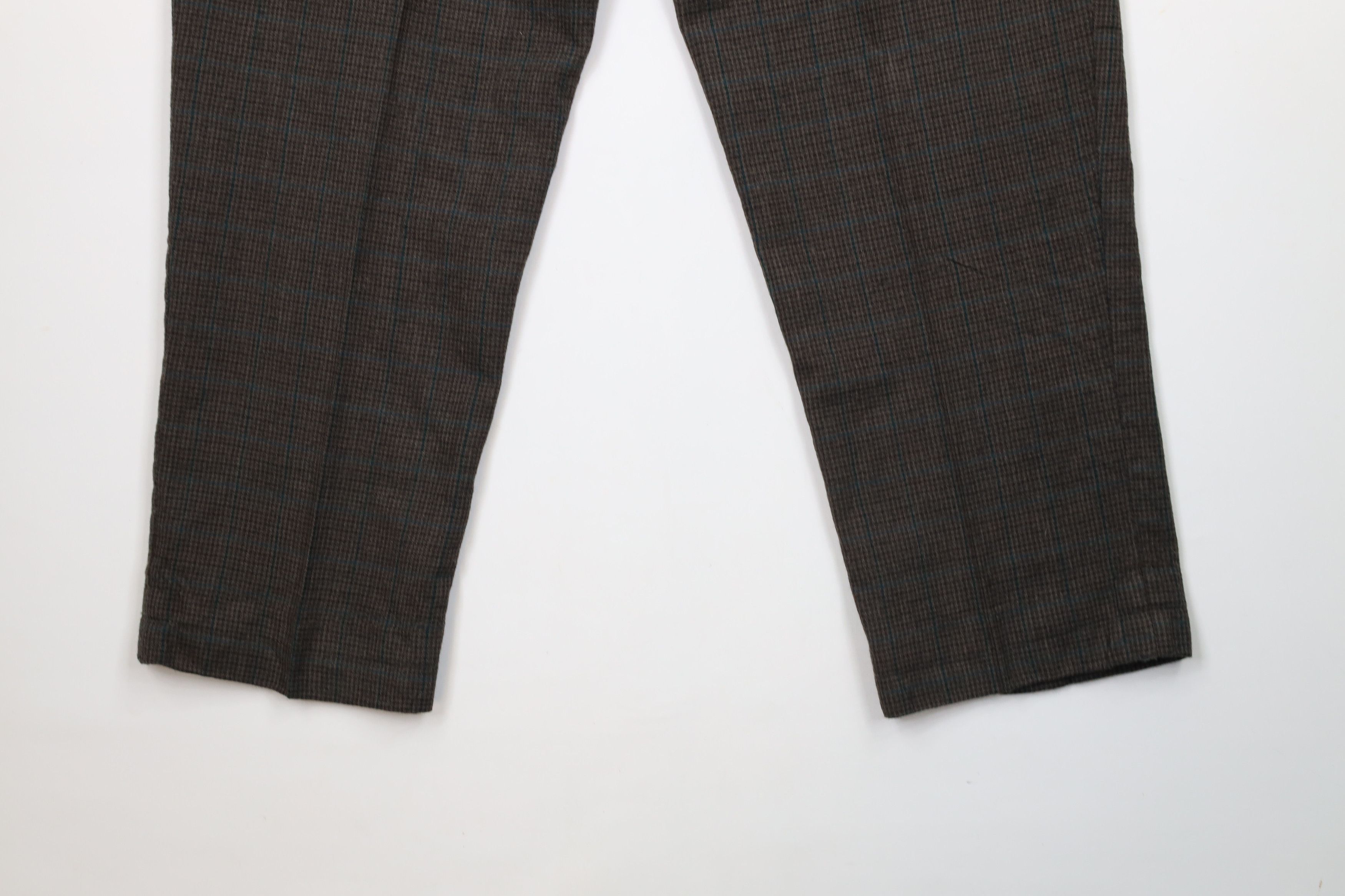 Vintage Vintage 90s Streetwear Tweed Houndstooth Plaid Chino Pants Size US 36 / EU 52 - 11 Thumbnail