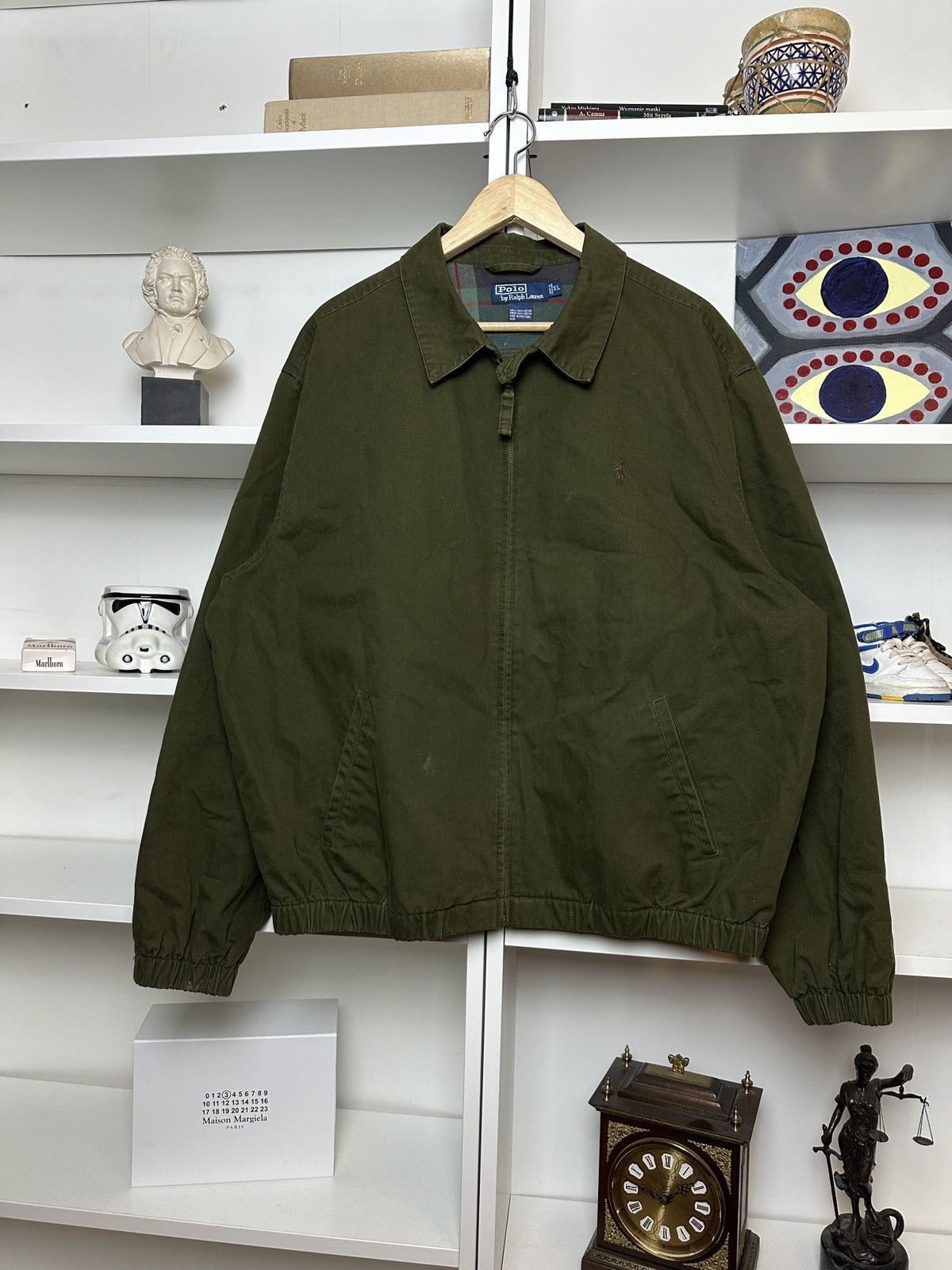 Polo Ralph Lauren Vintage Polo Ralph Lauren khaki boxy jacket Size US XL / EU 56 / 4 - 1 Thumbnail