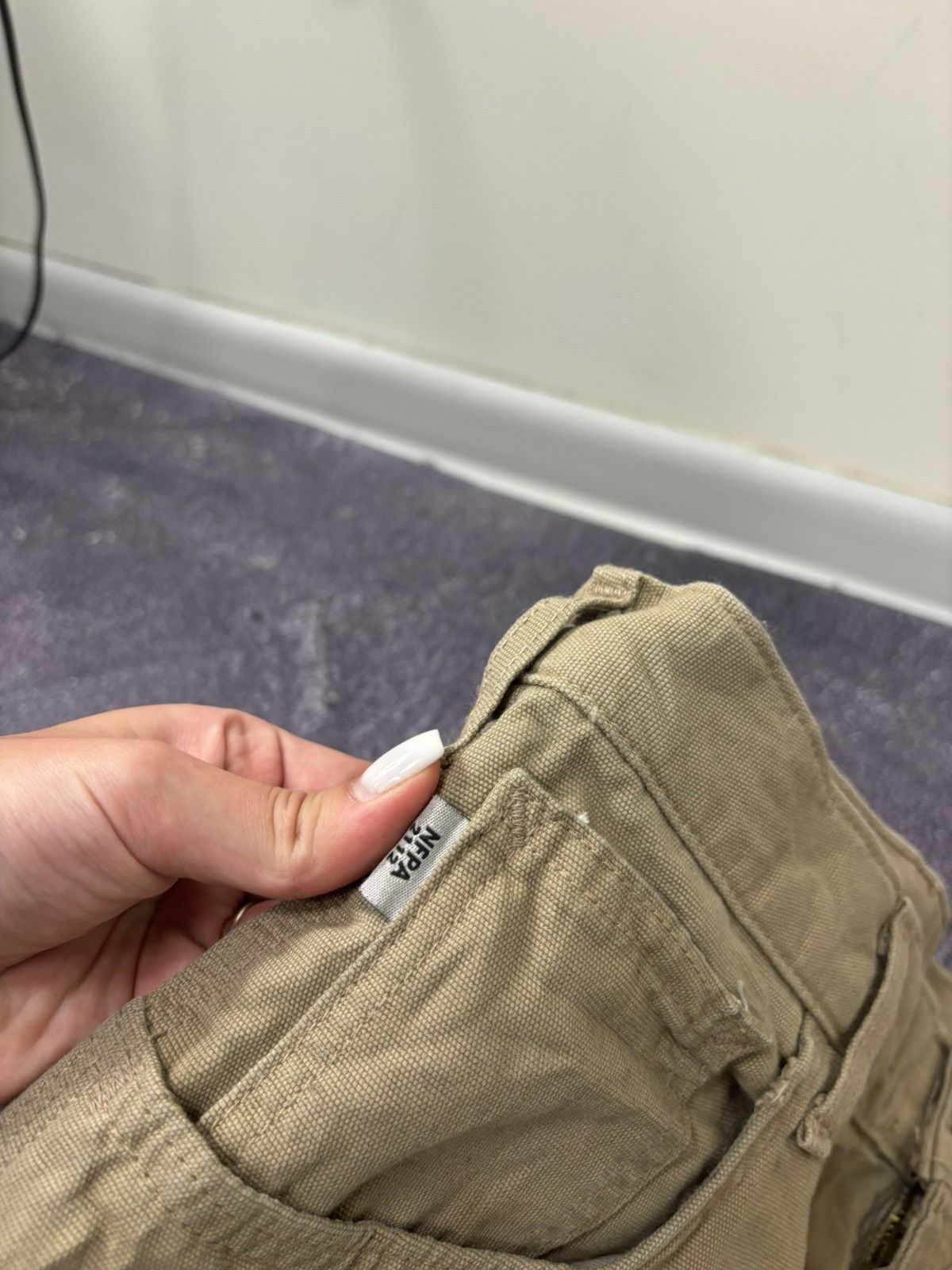 Carhartt Vintage Carhartt Flame Resistant Work Carpenter Baggy Pants Size US 36 / EU 52 - 16 Thumbnail