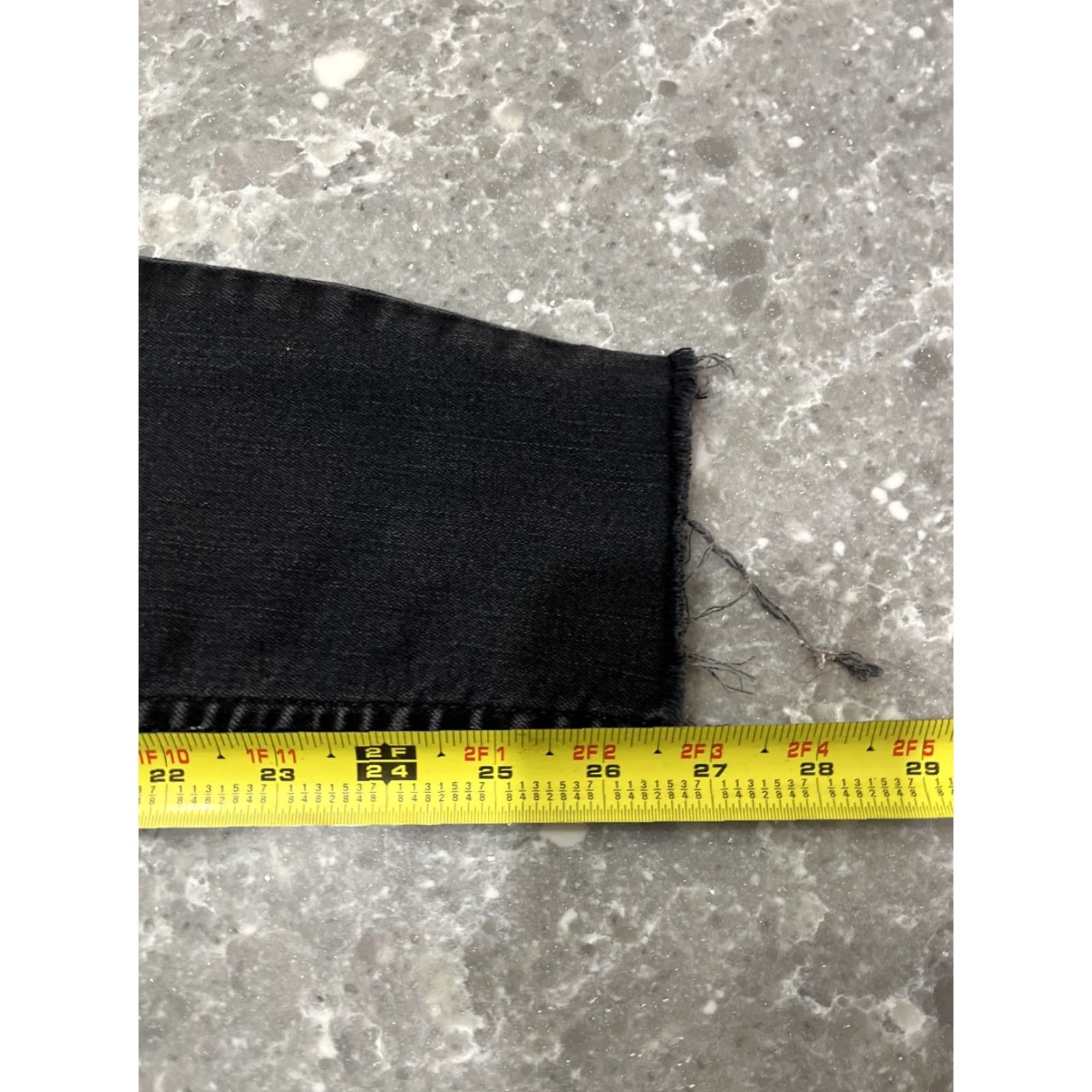 Free People FREE PEOPLE BLACK DENIM SKINNY JEANS 26 Womens Jeans Slim Stretchy Regular 26 Black Skinny Denim Size 26" / US 2 / IT 38 - 7 Thumbnail