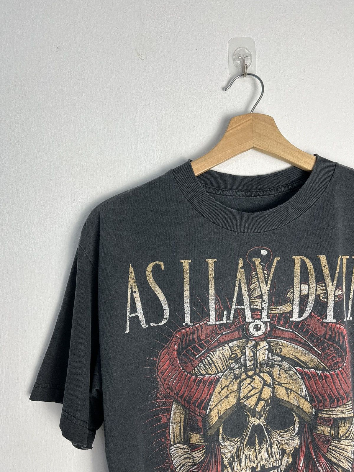 Band Tees × Vintage Vintage As I Lay Dying Band T Shirt Skulls Size US S / EU 44-46 / 1 - 3 Thumbnail