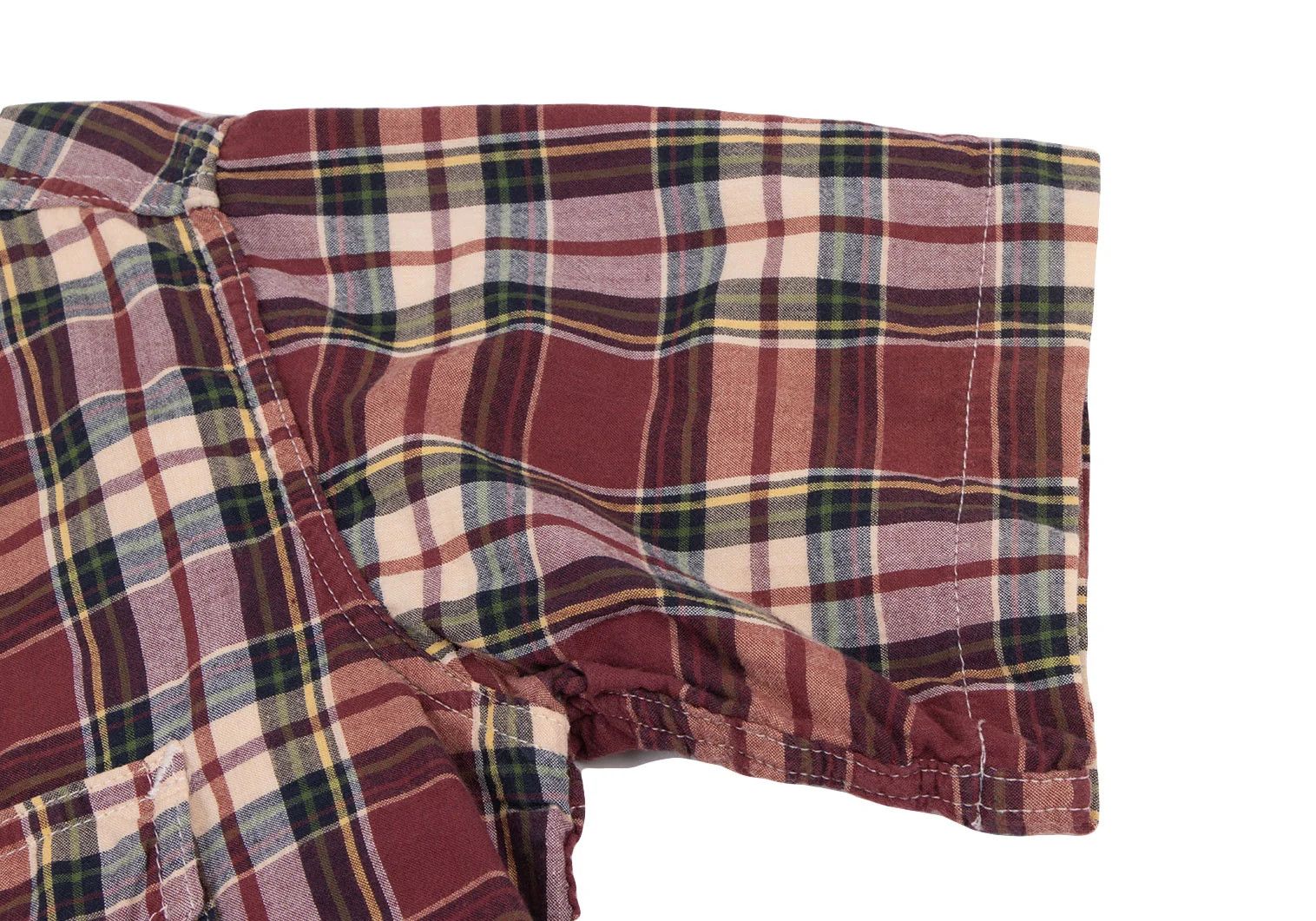 Red Check Short Sleeve Shirt Size S in Good Condition
