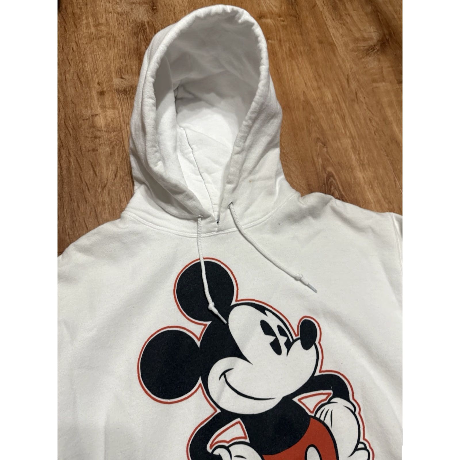 Disney Disney by Hanes Mickey Mouse Hoodie Sweatshirt White Medium Size M / US 6-8 / IT 42-44 - 5 Thumbnail