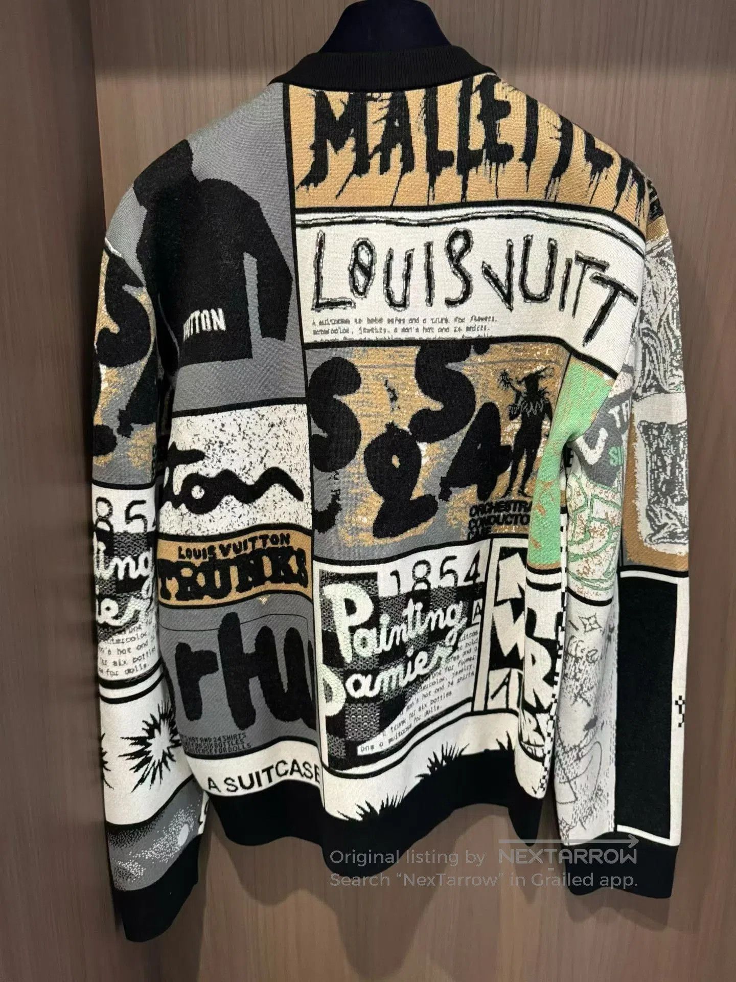 Louis Vuitton Louis Vuitton Graffiti Patchwork Jacquard Sweater. Size US M / EU 48-50 / 2 - 2 Thumbnail