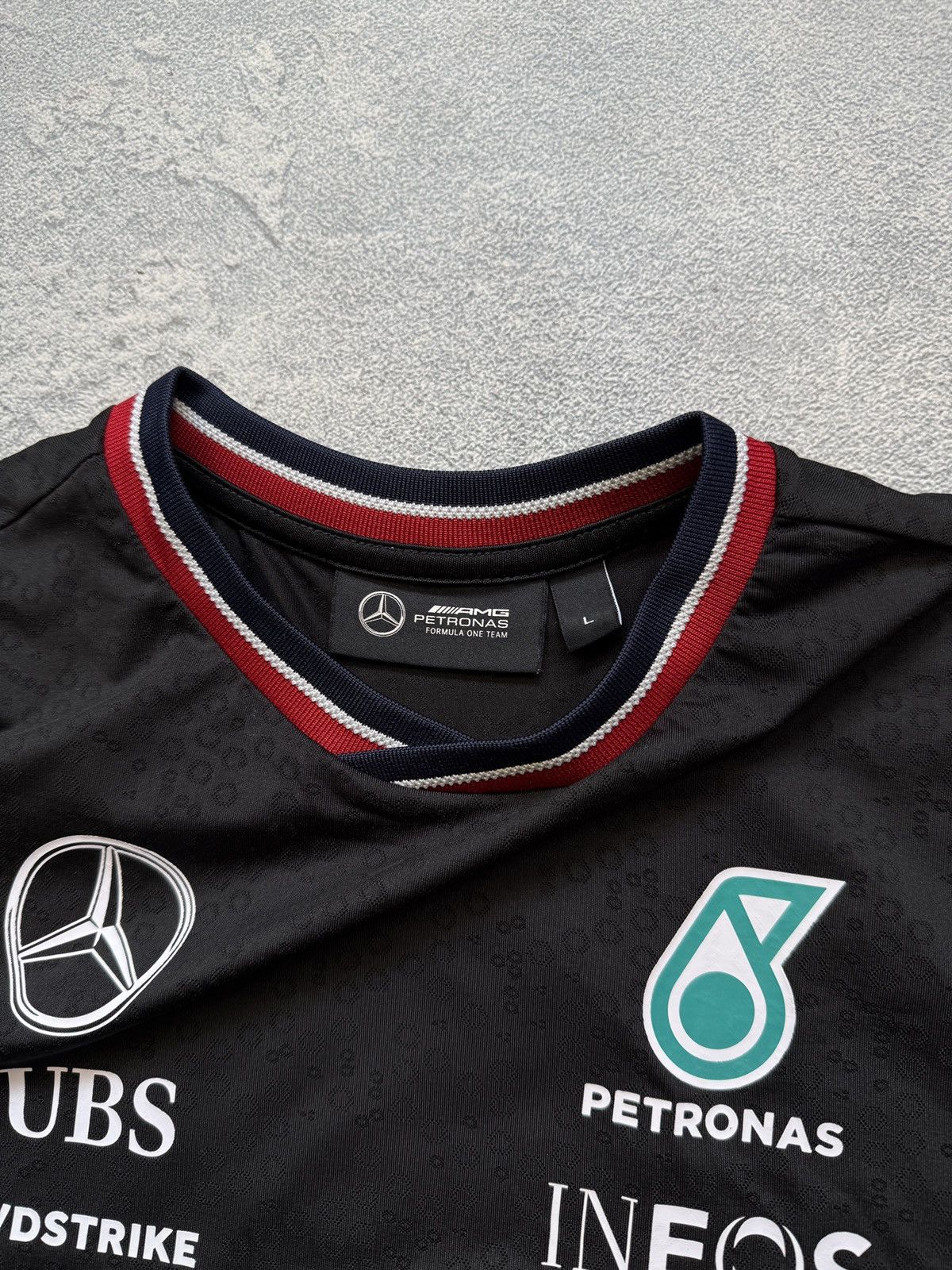 Formula 1 Vintage Mercedes Benz AMG Petronas Racing Long Sleeve Black Size US L / EU 52-54 / 3 - 8 Thumbnail