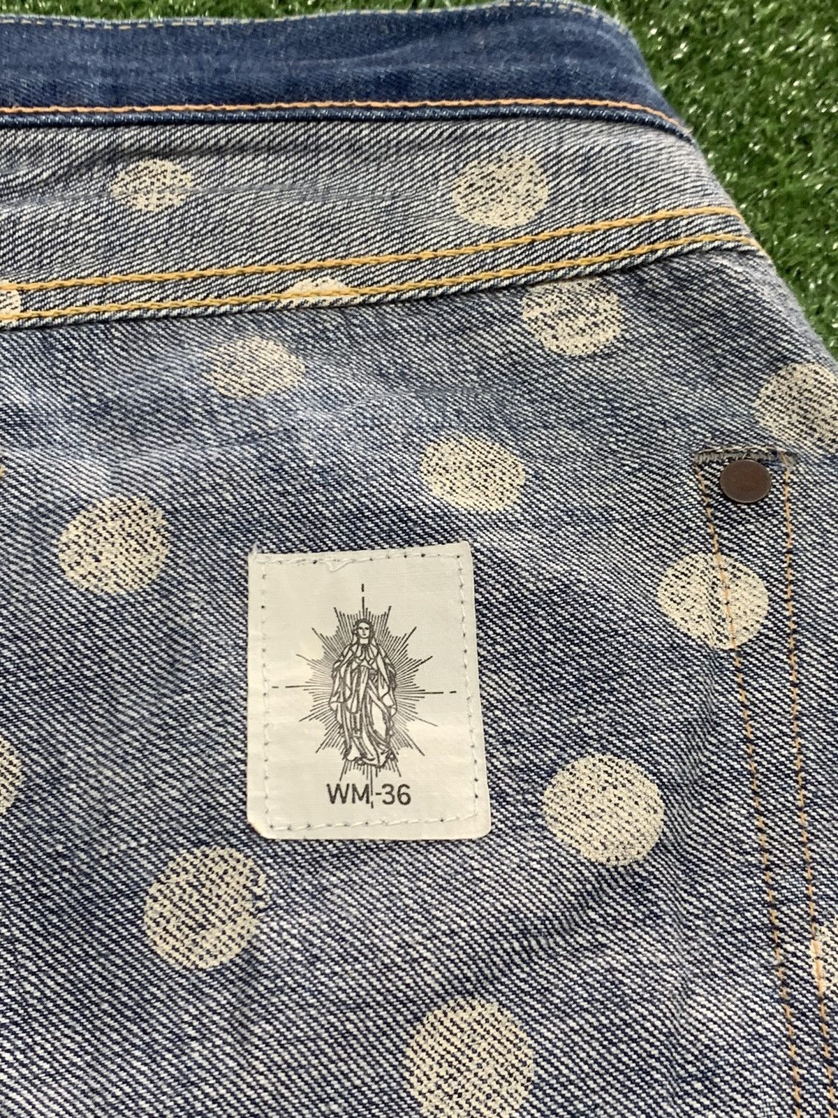 Wacko Maria Wacko Maria Guilty Parties Polka Dot Selvedge Denim Jeans. Size US 35 - 8 Thumbnail