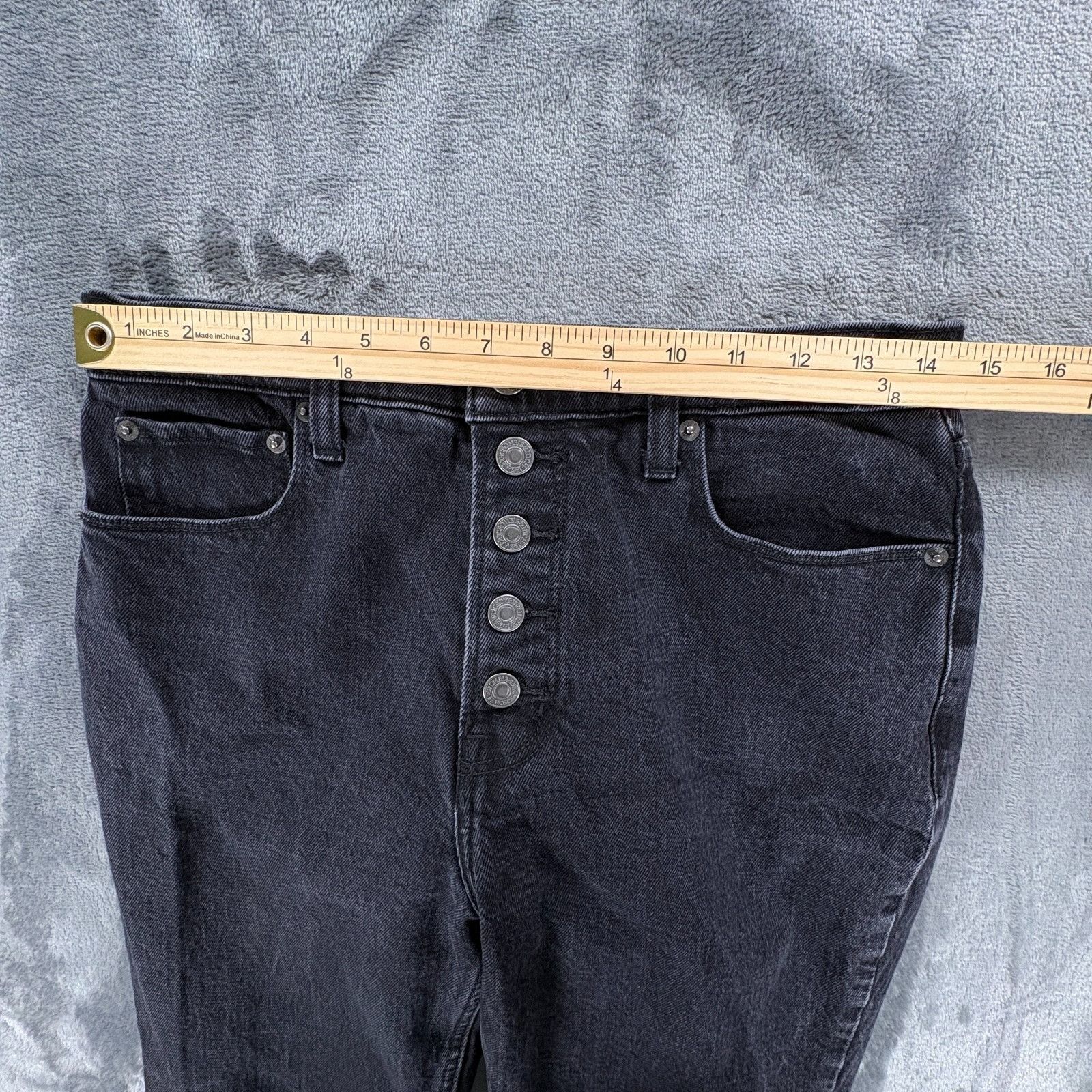 Abercrombie & Fitch Abercrombie Fitch Skinny High Rise Jeans Womens 29 8S Black Size 29" - 5 Thumbnail
