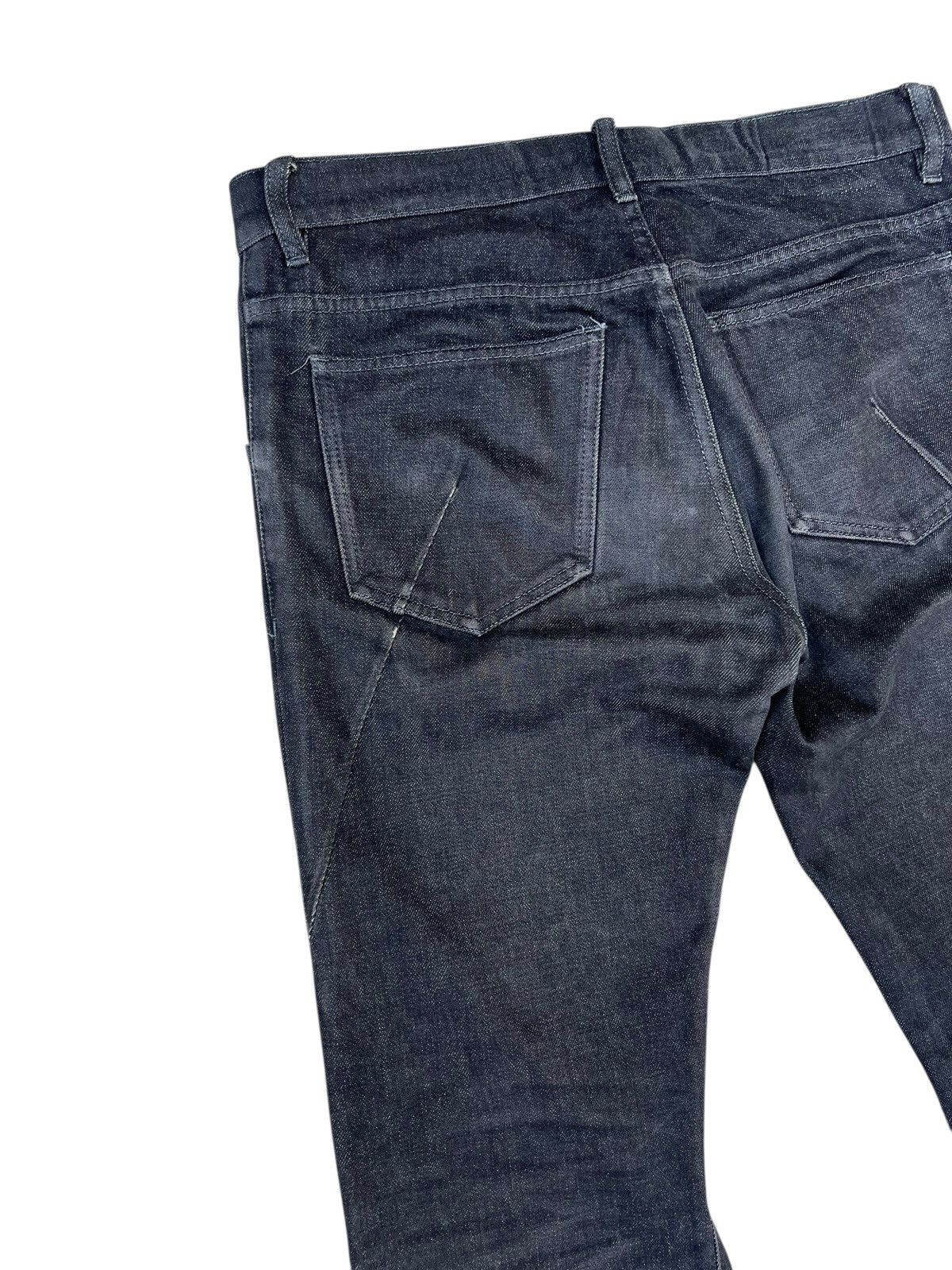 Kazuyuki Kumagai Attachment Black Attachment Japan Curve Long Leg Denim Jeans Size US 31 - 16 Thumbnail
