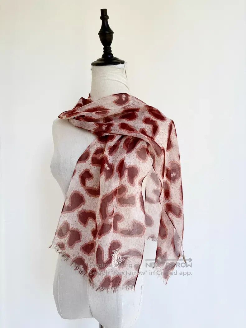 Vivienne Westwood Vivienne Westwood Orange Leopard Print Saturn Embroidered Size ONE SIZE - 6 Thumbnail