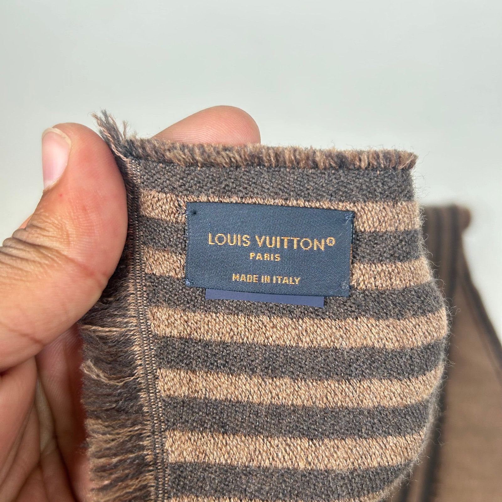 Louis Vuitton Louis Vuitton Brown Monogram Harmony Scarf Size ONE SIZE - 4 Thumbnail