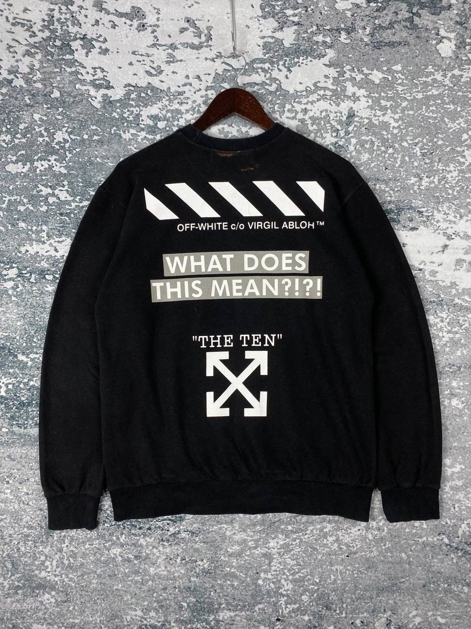 Designer Vintage Off White x Virgil Abloh Sweatshirts Size US M / EU 48-50 / 2 - 6 Thumbnail