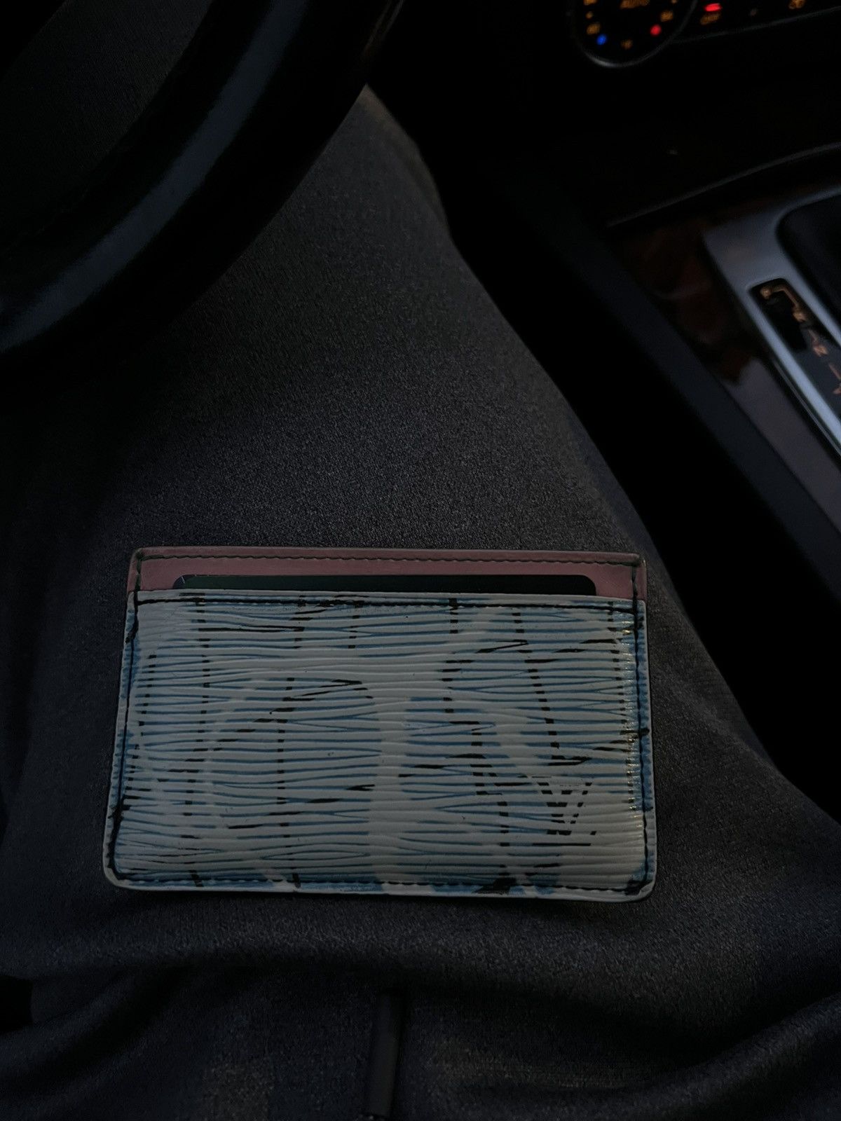 Louis Vuitton [Limited Edition] Louis Vuitton Epi Aqua Card Holder Size ONE SIZE - 9 Thumbnail