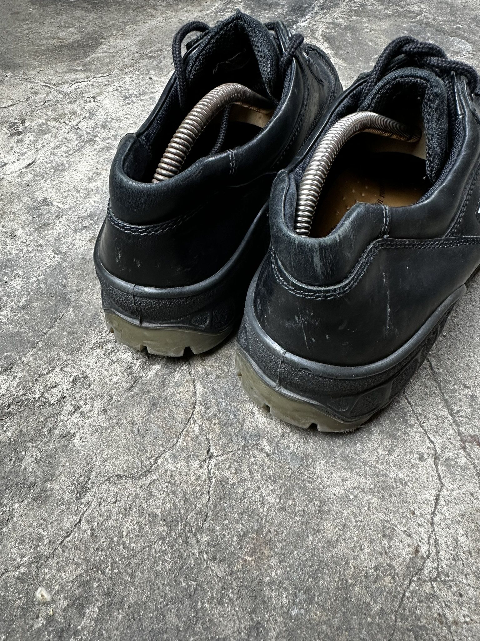 Ecco Vintage Ecco Chunky Avant Garde Leather Loafers Boots Size US 12.5 / EU 45-46 - 8 Thumbnail