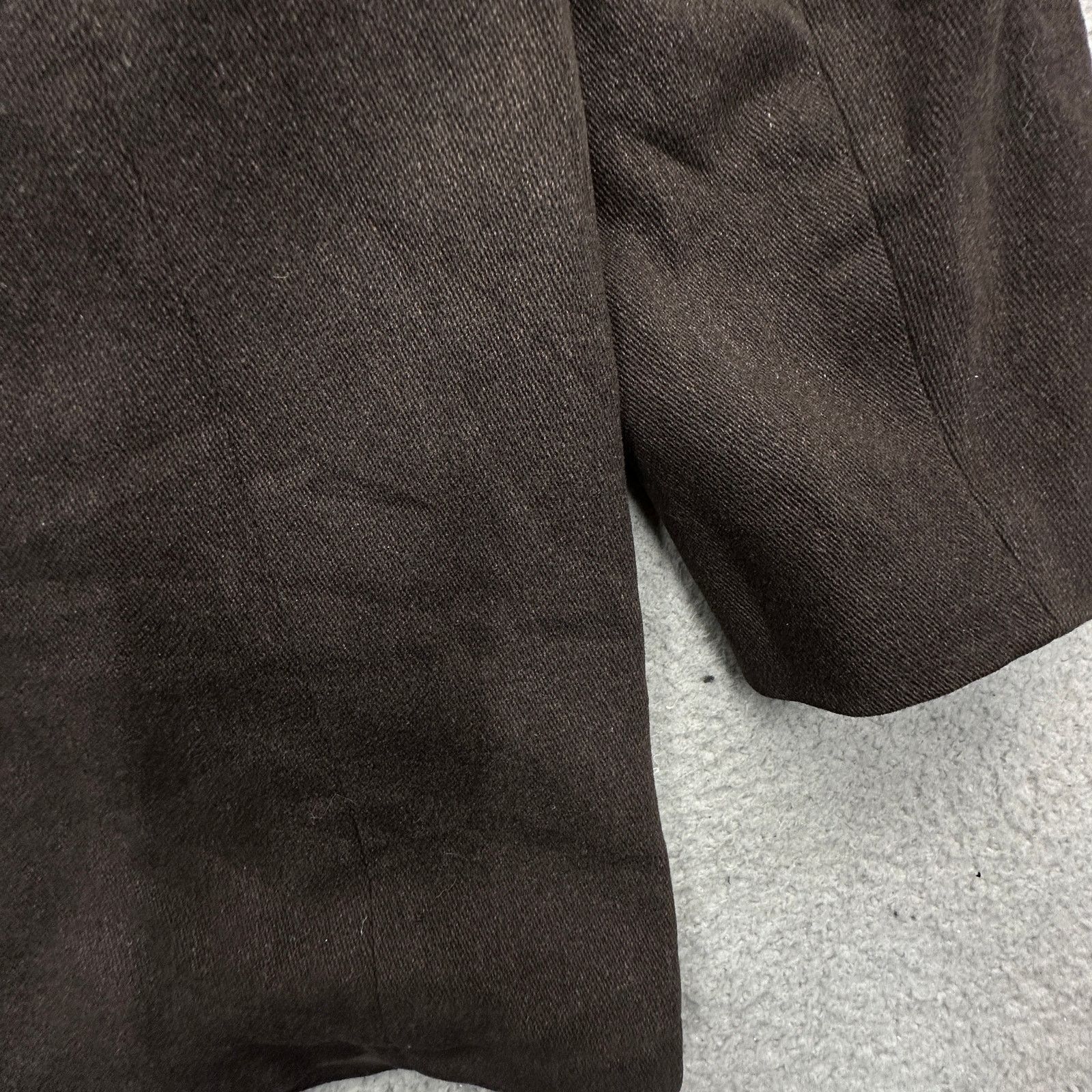 Brooks Brothers Brooks Brothers 346 Wool Coat Mens Large Brown Pockets Car Size US L / EU 52-54 / 3 - 10 Thumbnail