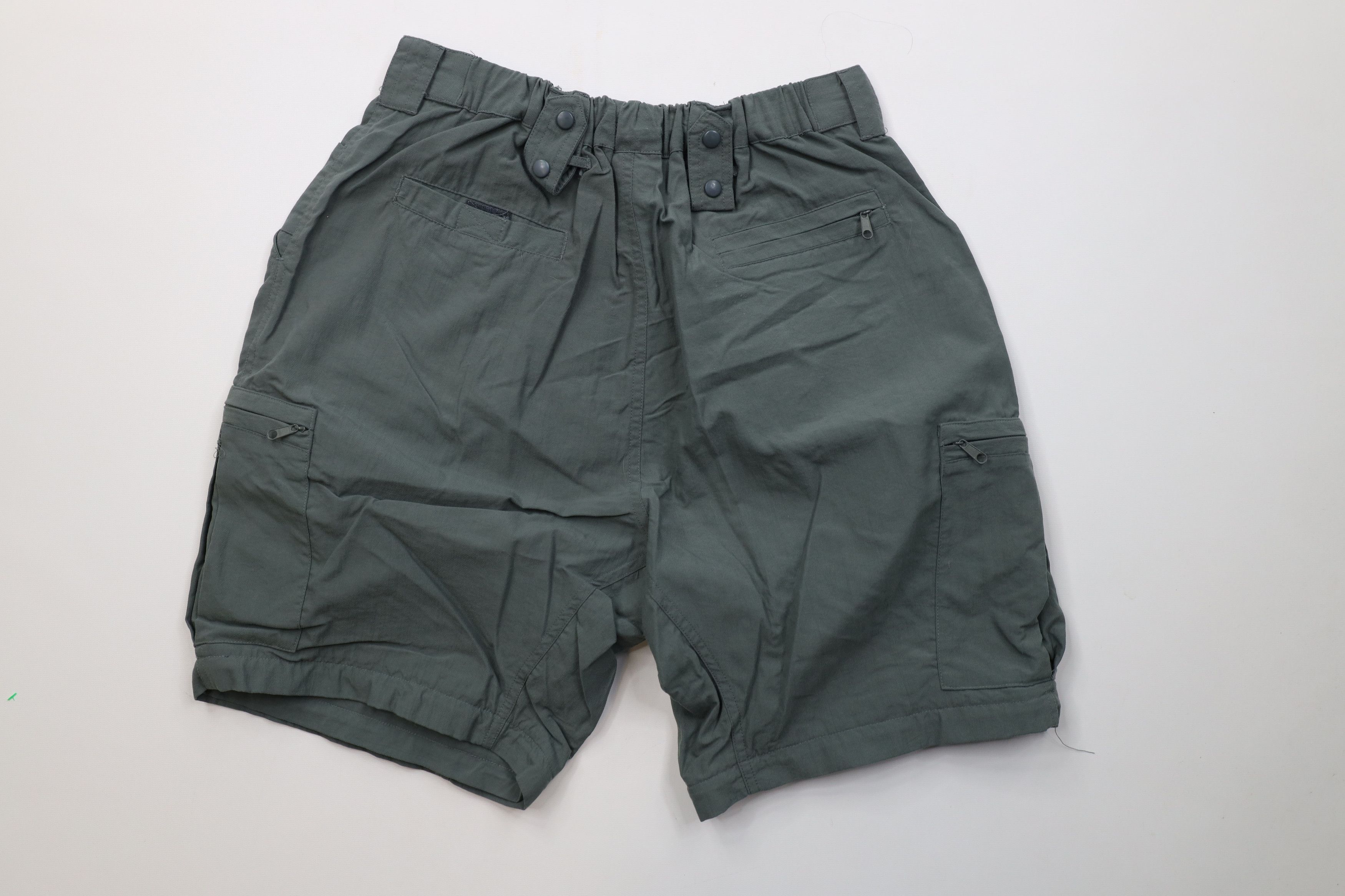 ExOfficio Vintage 90s ExOfficio Hiking Trekking Cargo Shorts Green Size 28" / US 6 / IT 42 - 10 Thumbnail