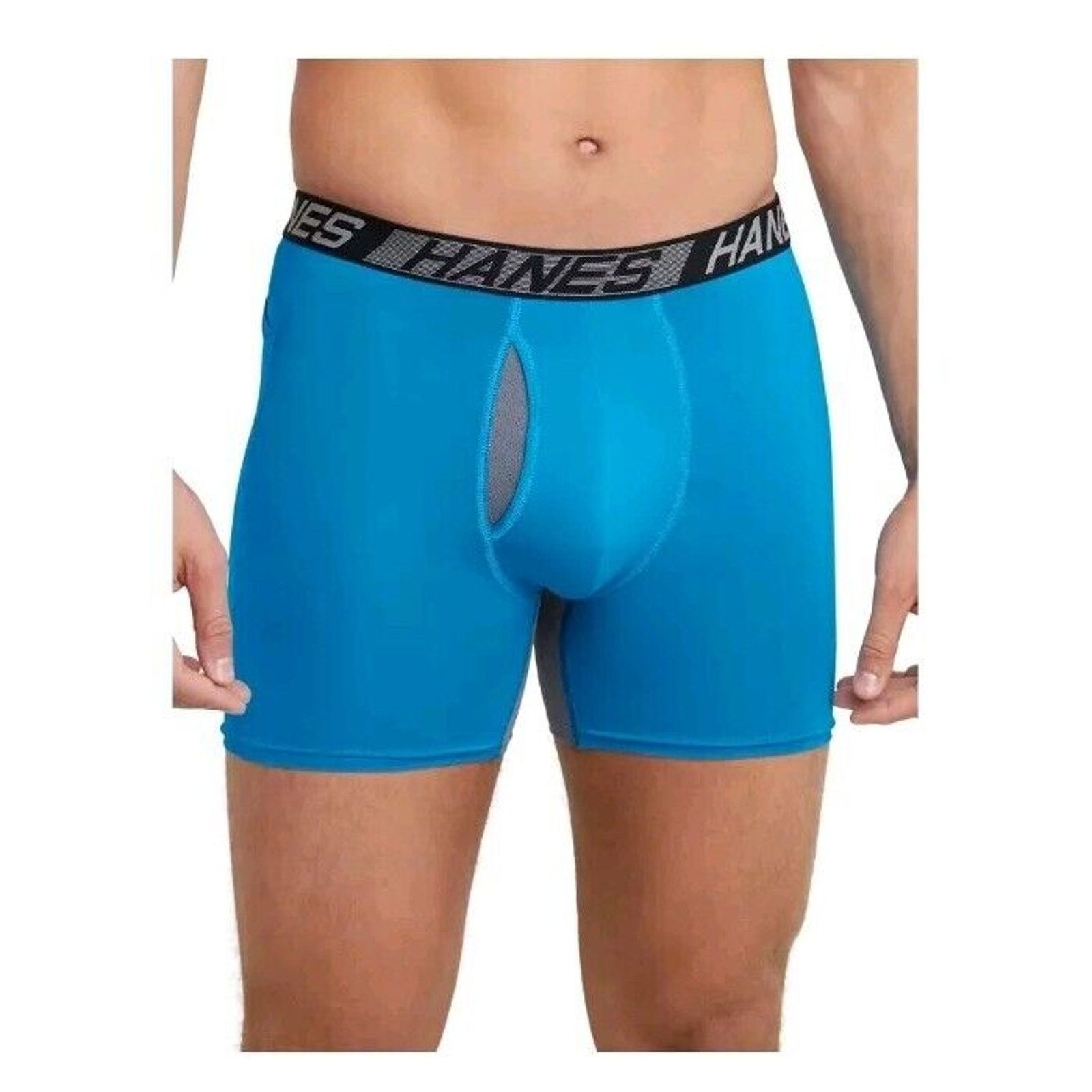 Hanes Hanes Men's X-Temp Boxer Briefs Support Pouch 3 Pk Small Size 28 - 3 Thumbnail
